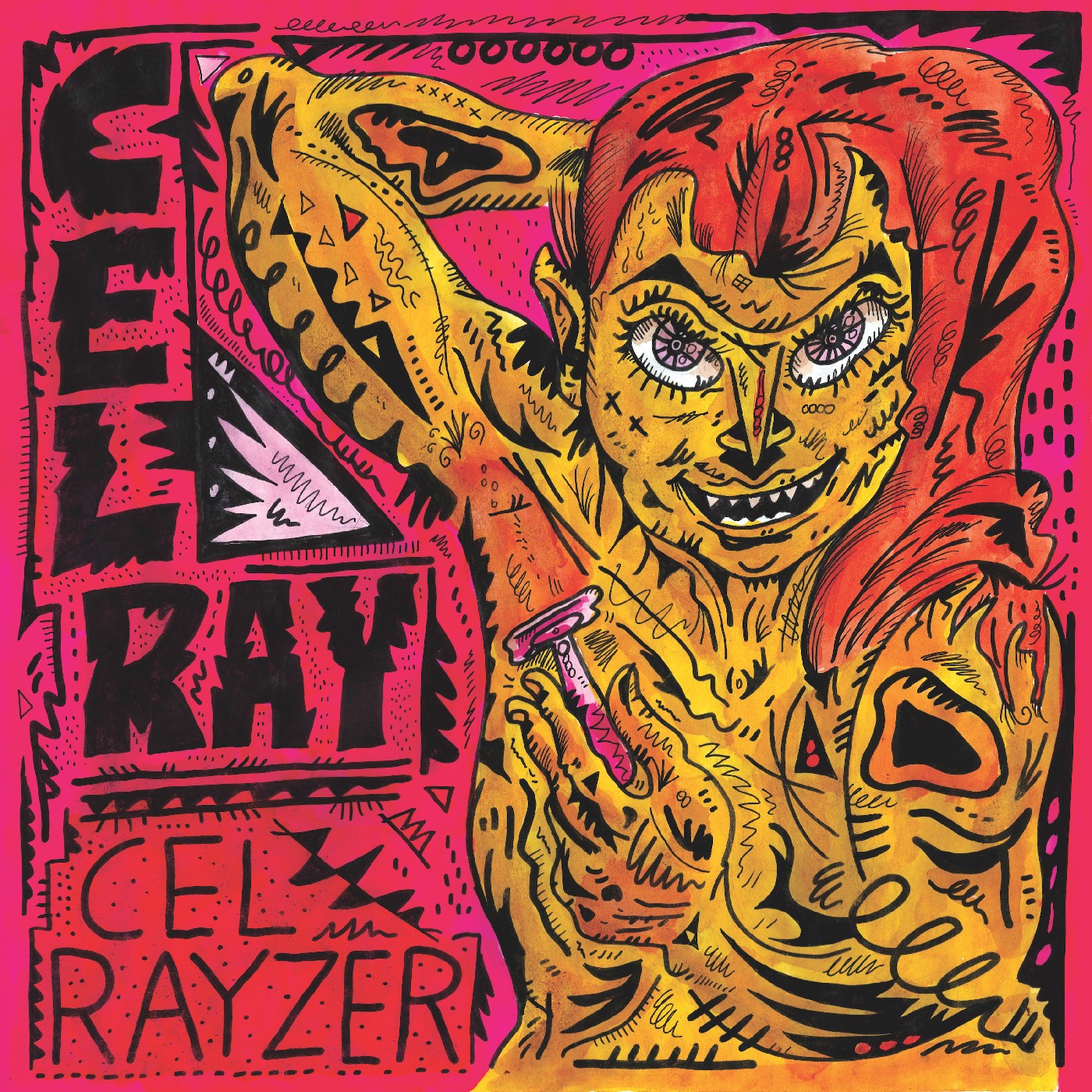 Cel Ray – (PRESALE 7/24/26) Cel Rayzer (MUSTARD YELLOW VINYL) – PUNK *NEW/COLOR*