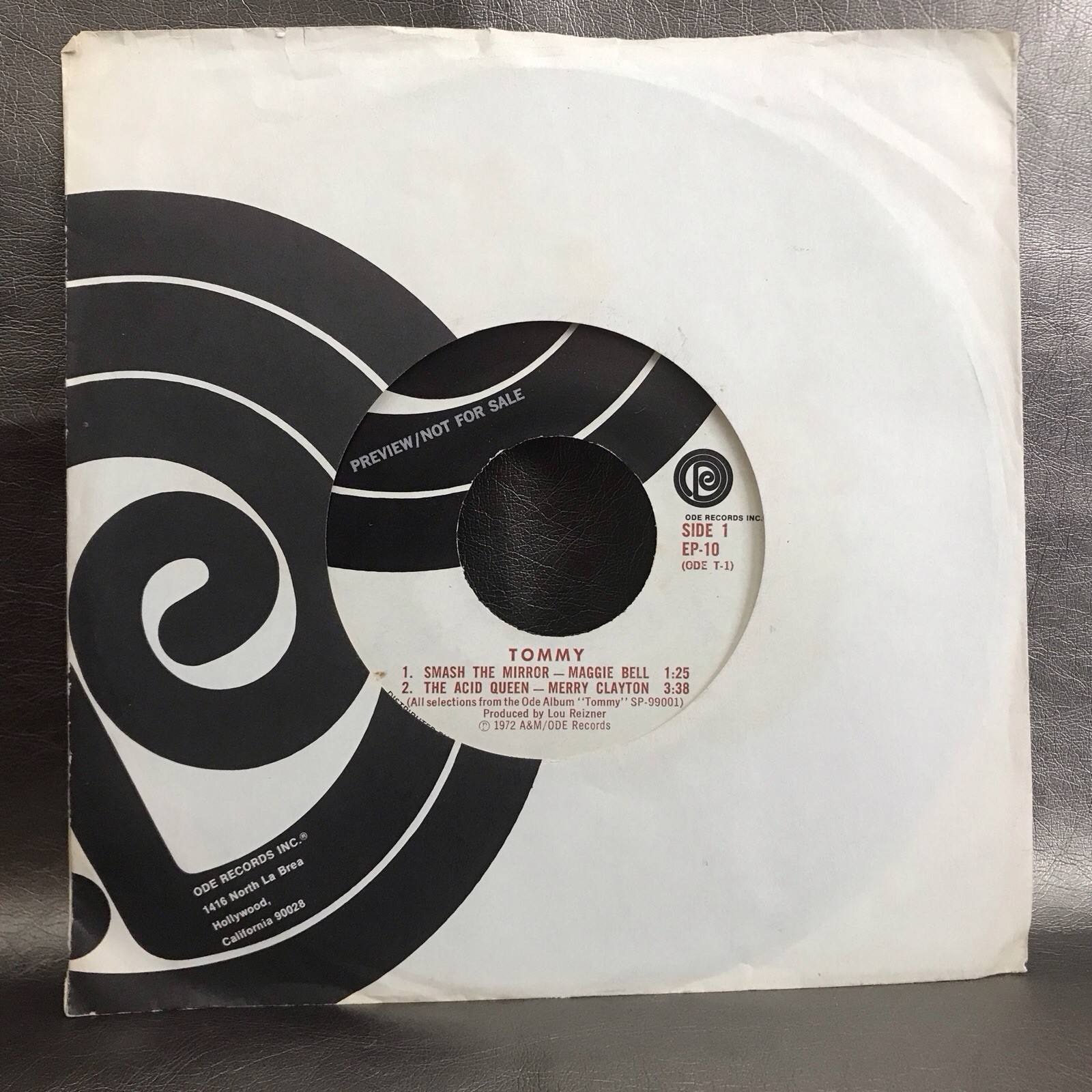 Lot of 45’s by The Who & Pete Townsend ~ 7 Picture Sleeves ~ 6 Vinyls