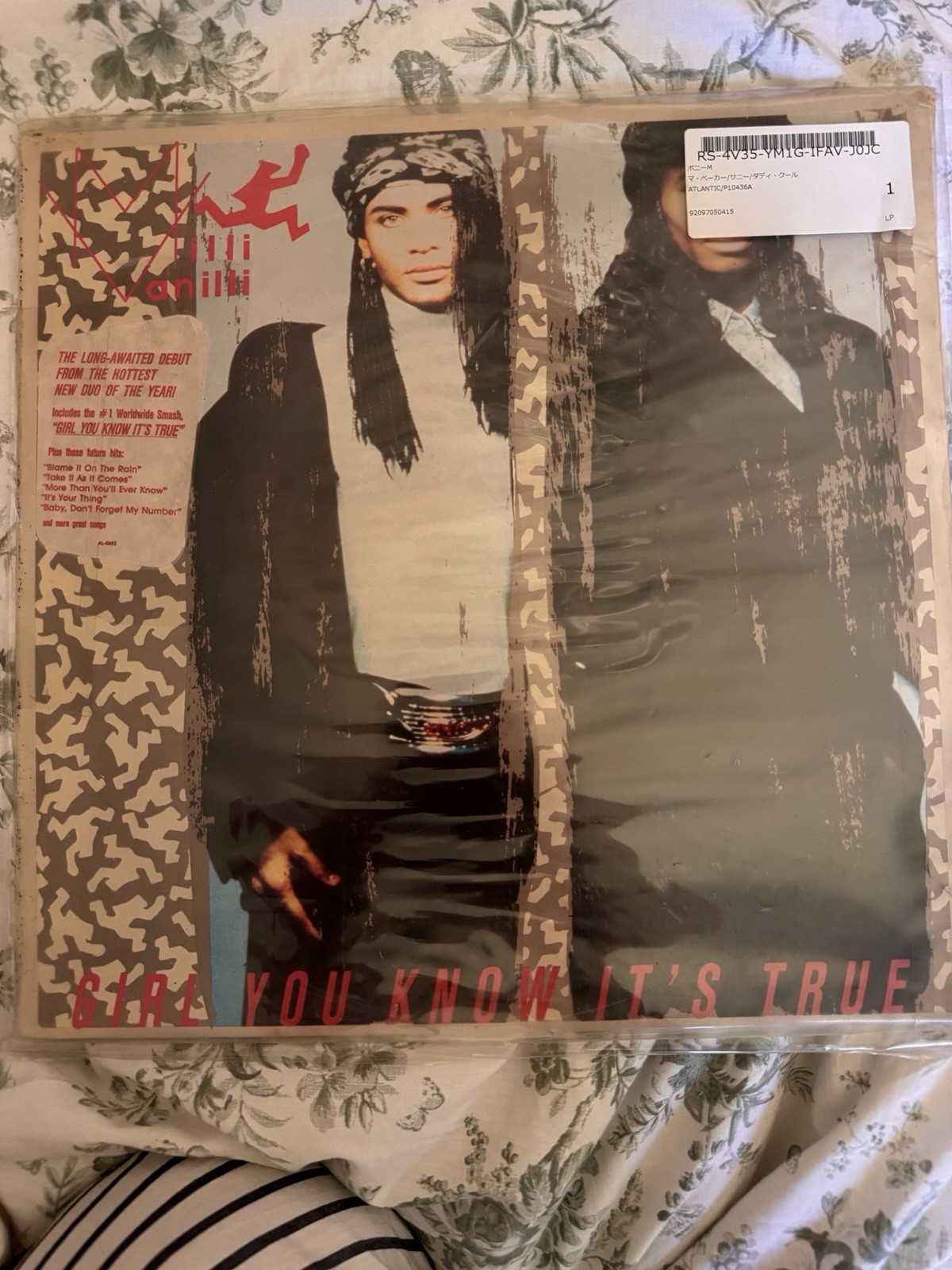 Milli Vanilli Girl You Know It’s True Vinyl LP 1989 1st Press VG++