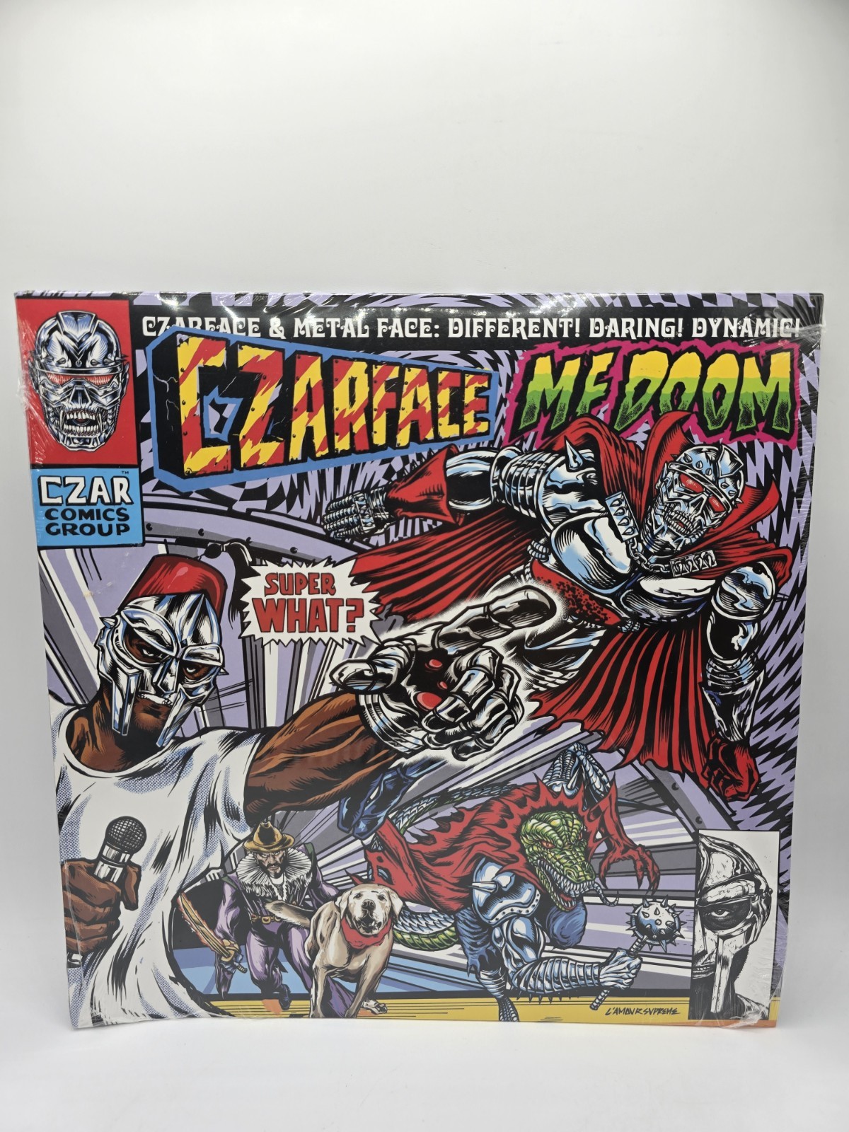 SEALED NEW Czarface MF Doom SUPER WHAT? Instrumentals Clear Color Vinyl LP NEW