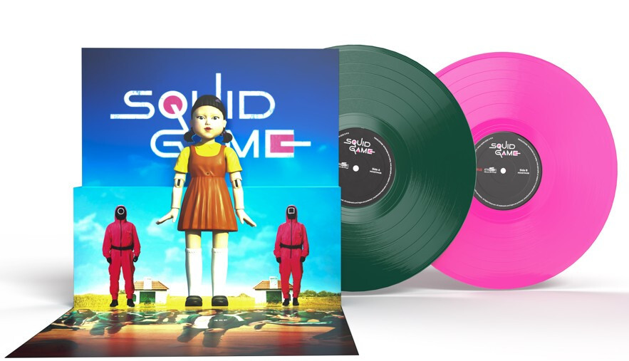 Jung Jaeil O.S.T. Squid Game Double Vinyl LP Colored Pink And Green Limited Edt.
