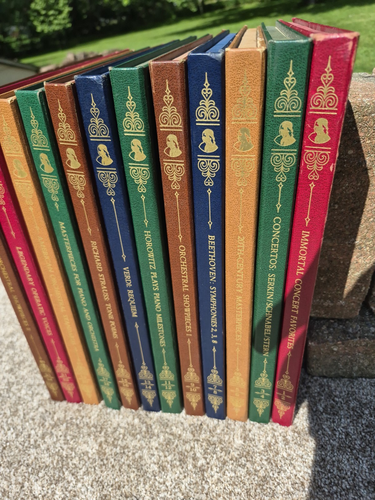 Lot of The 100 Greatest Recordings Of All Time. Franklin Mint editions(1-24)