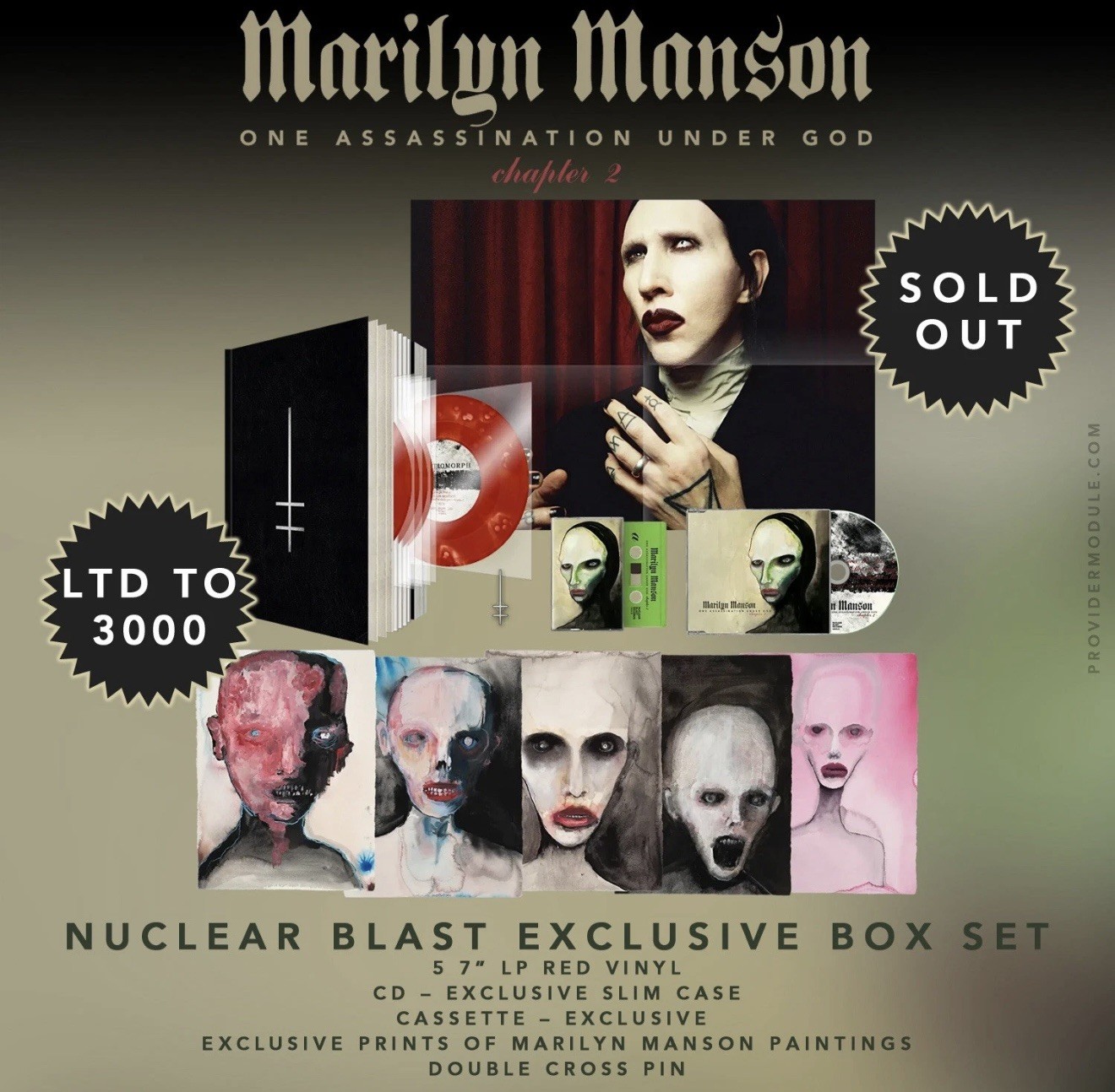 Marilyn Manson One Assassination Under God Chapter 2 Boxset PreSale OOP SOLD OUT