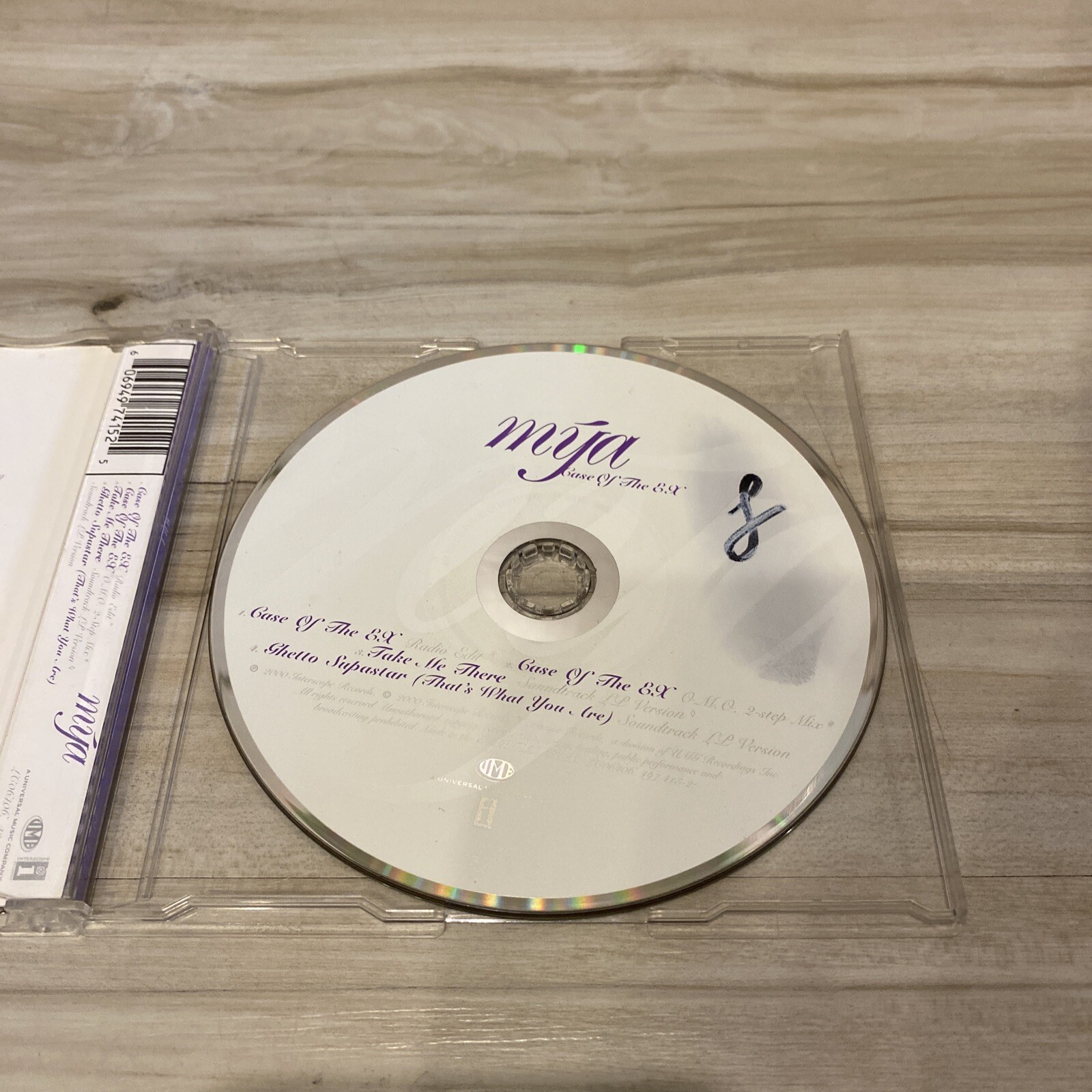 Mya CD & Vinyl Lot- Moving’ On Remixes VG+ & Case Of The Ex IMPORT Maxi CD