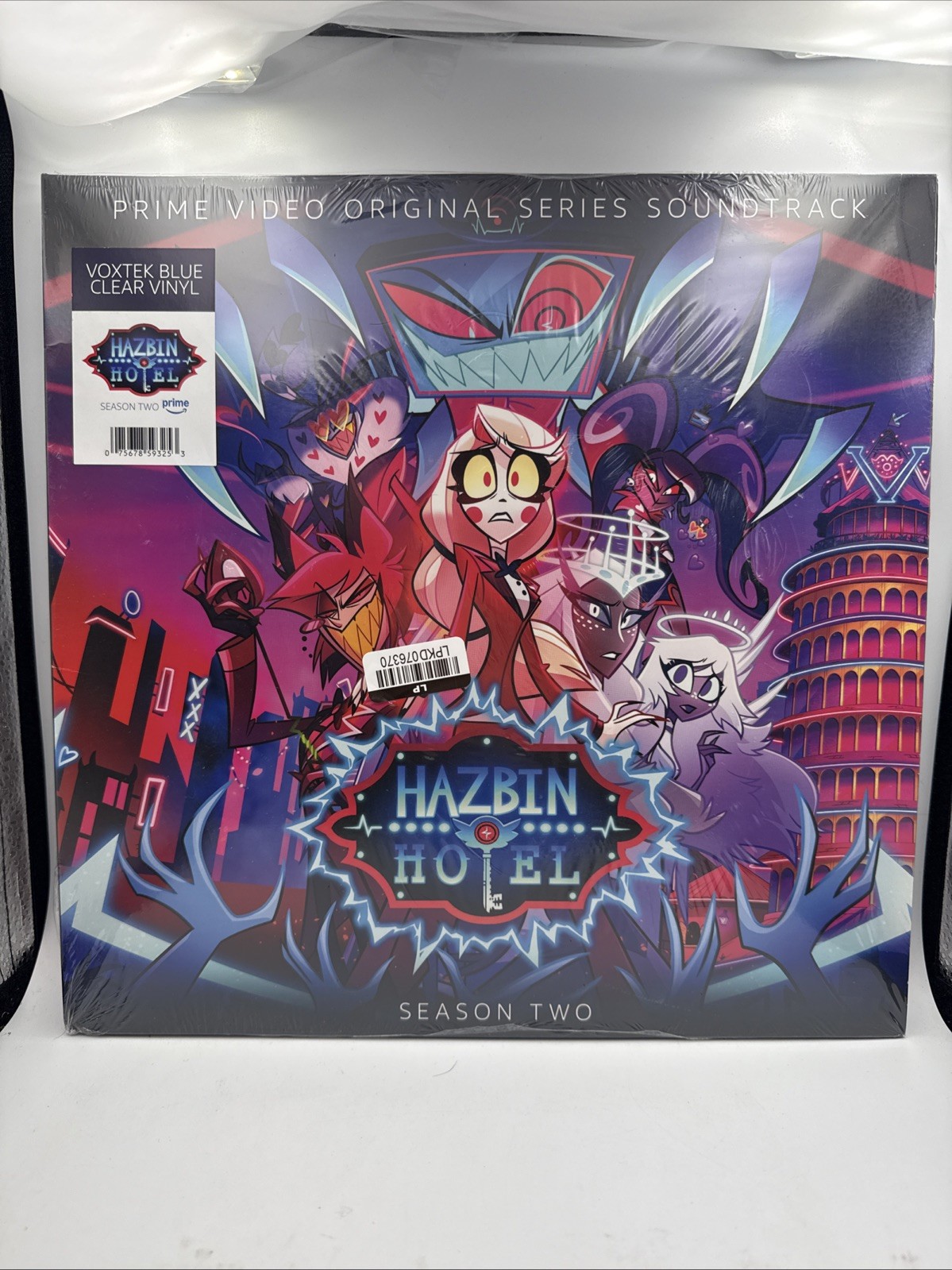 Hazbin Hotel: Season Two Original Soundtrack Voxtek Blue Clear Vinyl LP New OST