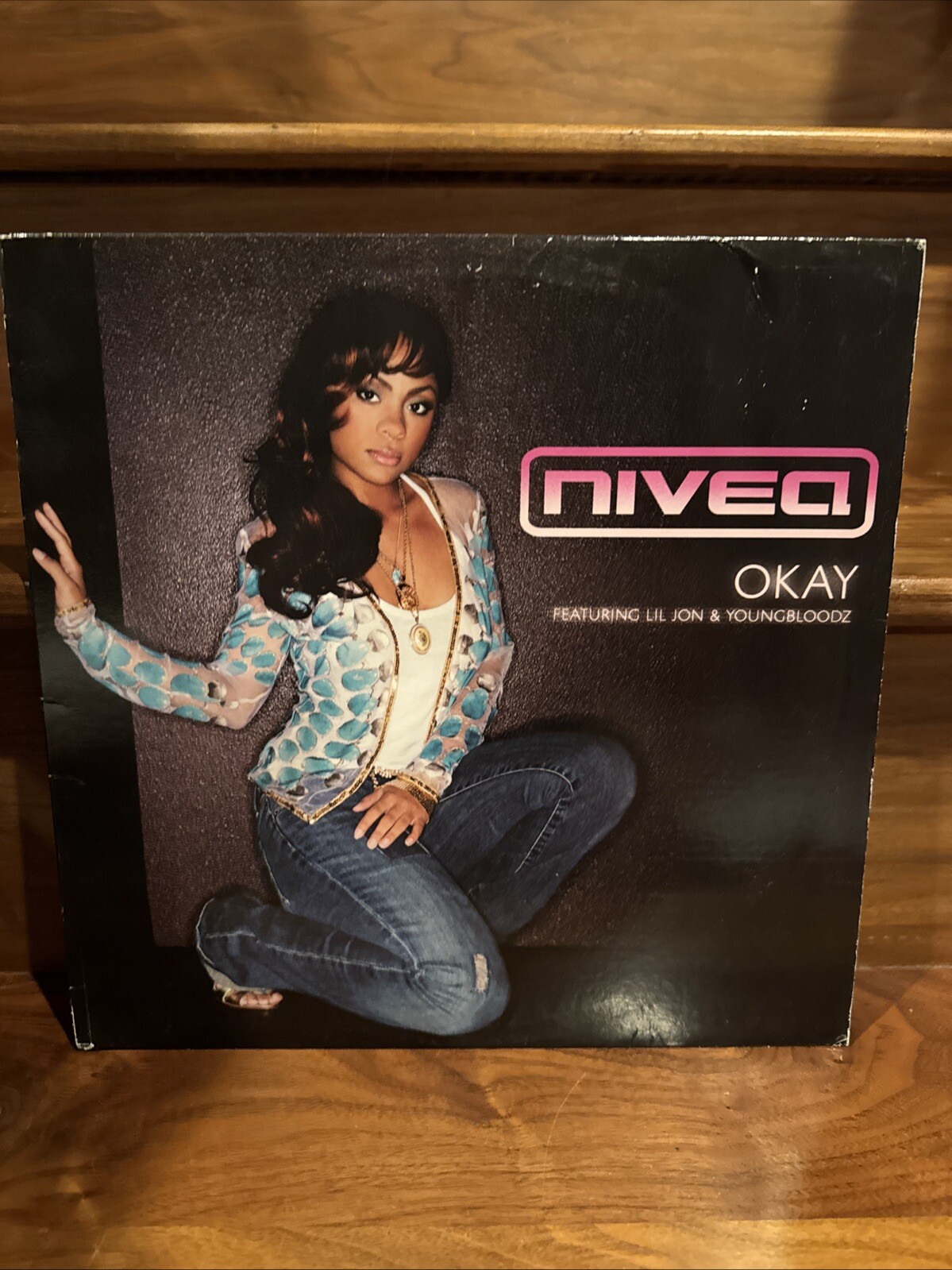 Nivea Featuring Lil’ Jon And YoungBloodZ – Okay (12″, Promo) (2004) [Used Vinyl]