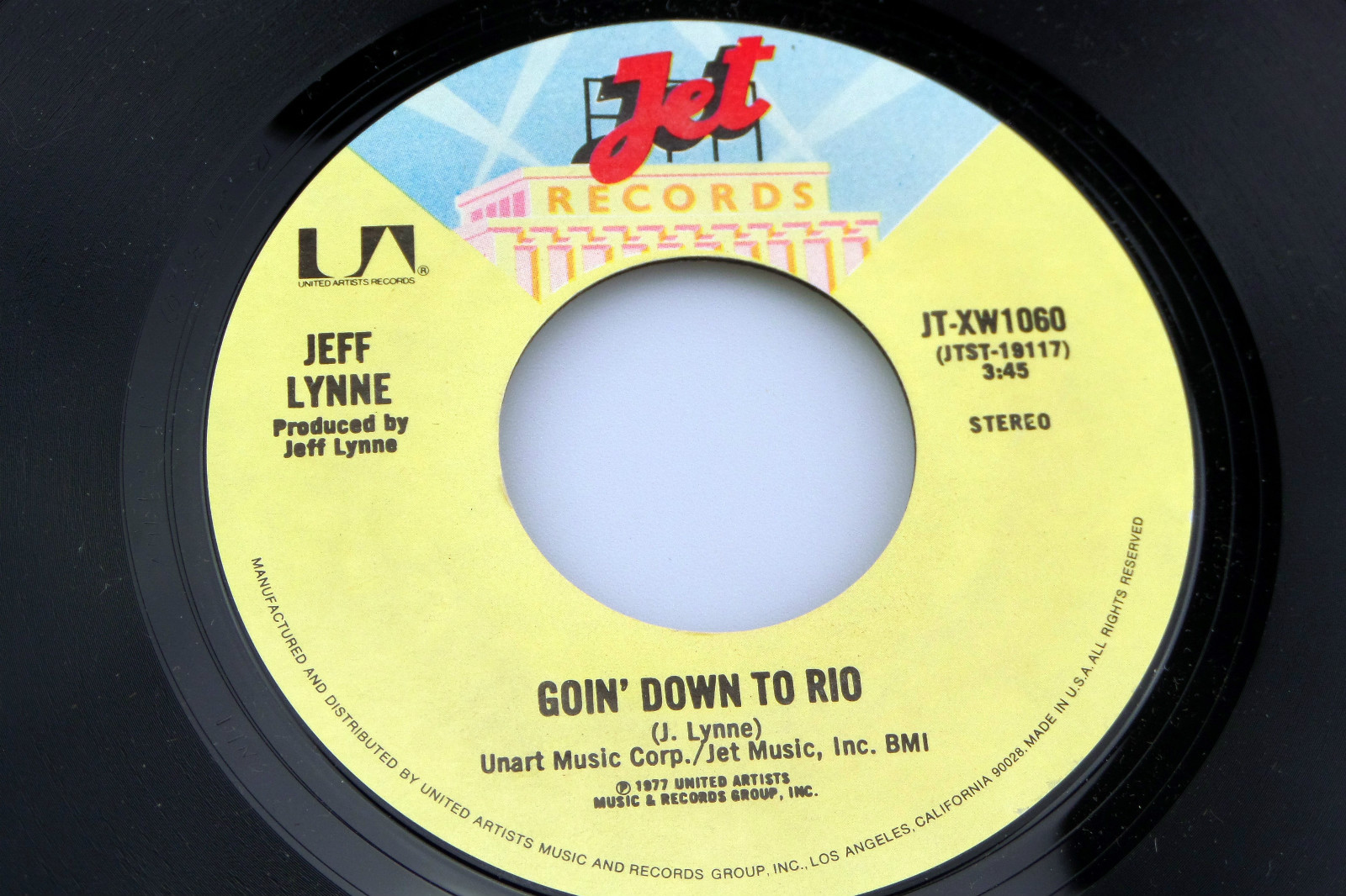 Jeff Lynne: Doin’ That Crazy Thing / Goin’ Down to Rio [Unplayed Copy]