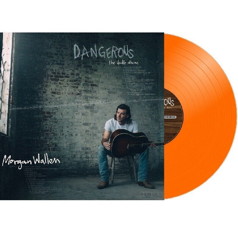 Morgan Wallen Dangerous The Double Album Orange 3x Vinyl LP BRAND NEW Sealed