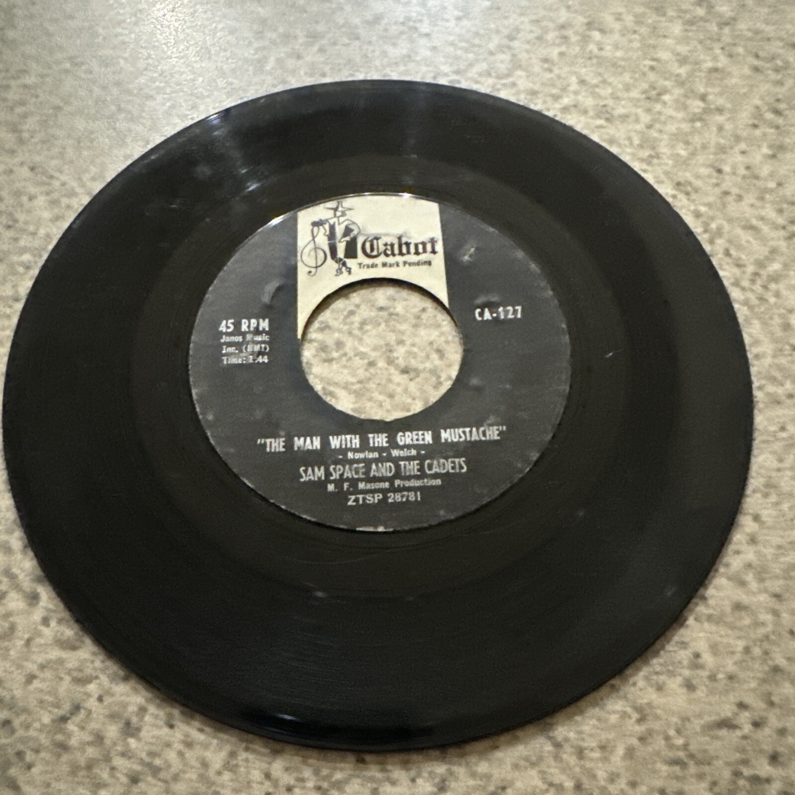 Sam Space & The Cadets – 45 – Take Me To Your Leader Cha-Cha-Cha / The Man With
