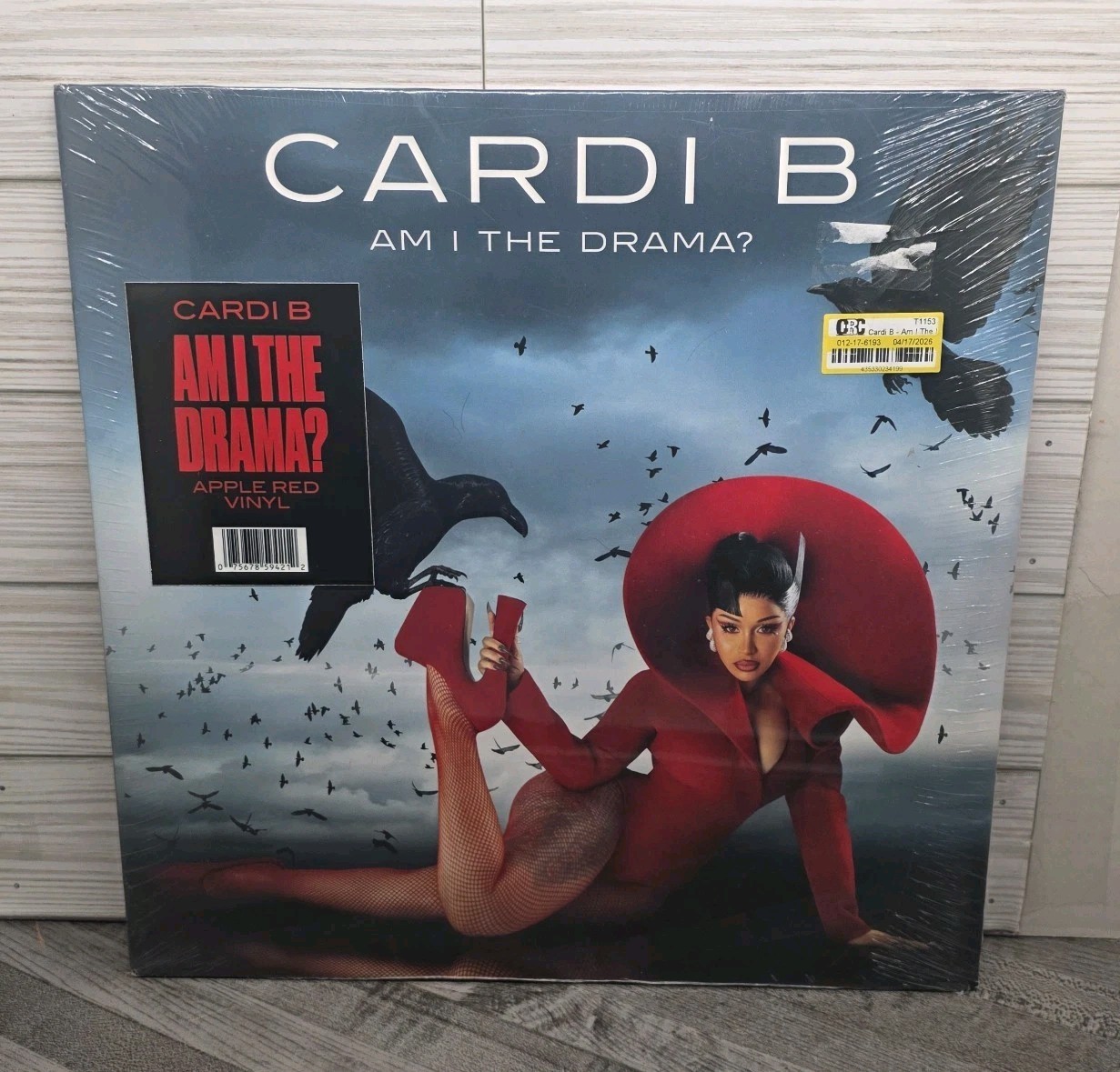 CARDI B “am i the drama?” Apple Red Vinyl NEW SEE DESCRIPTION