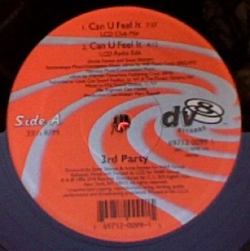 3rd Party, Can U Feel It, (12″), VG, 3623272548