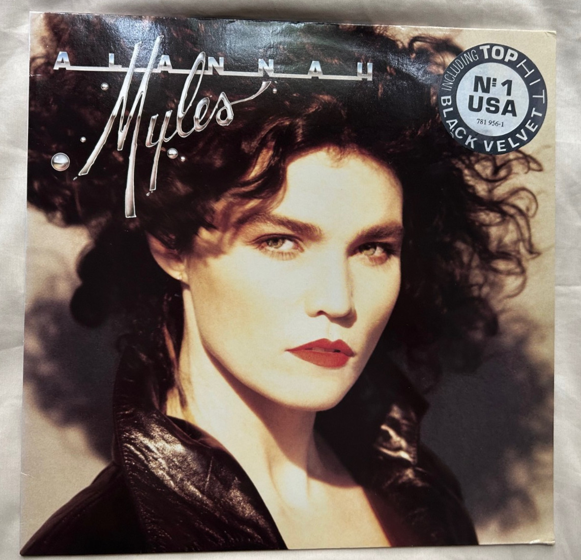 ALANNAH MYLES ~Original 1989 1st Press Germany S/T Vinyl LP~ R/S Alsdorf EX++