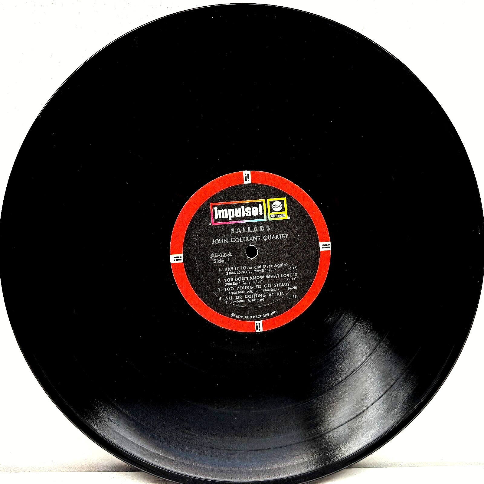 John Coltrane Ballads 1971 Vinyl Impulse Records