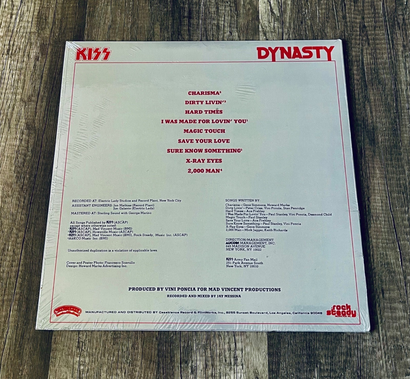 KISS DYNASTY 1979 USA 1st PRESS NBLP 7152 SEALED NO CUTOUTS OR BARCODE