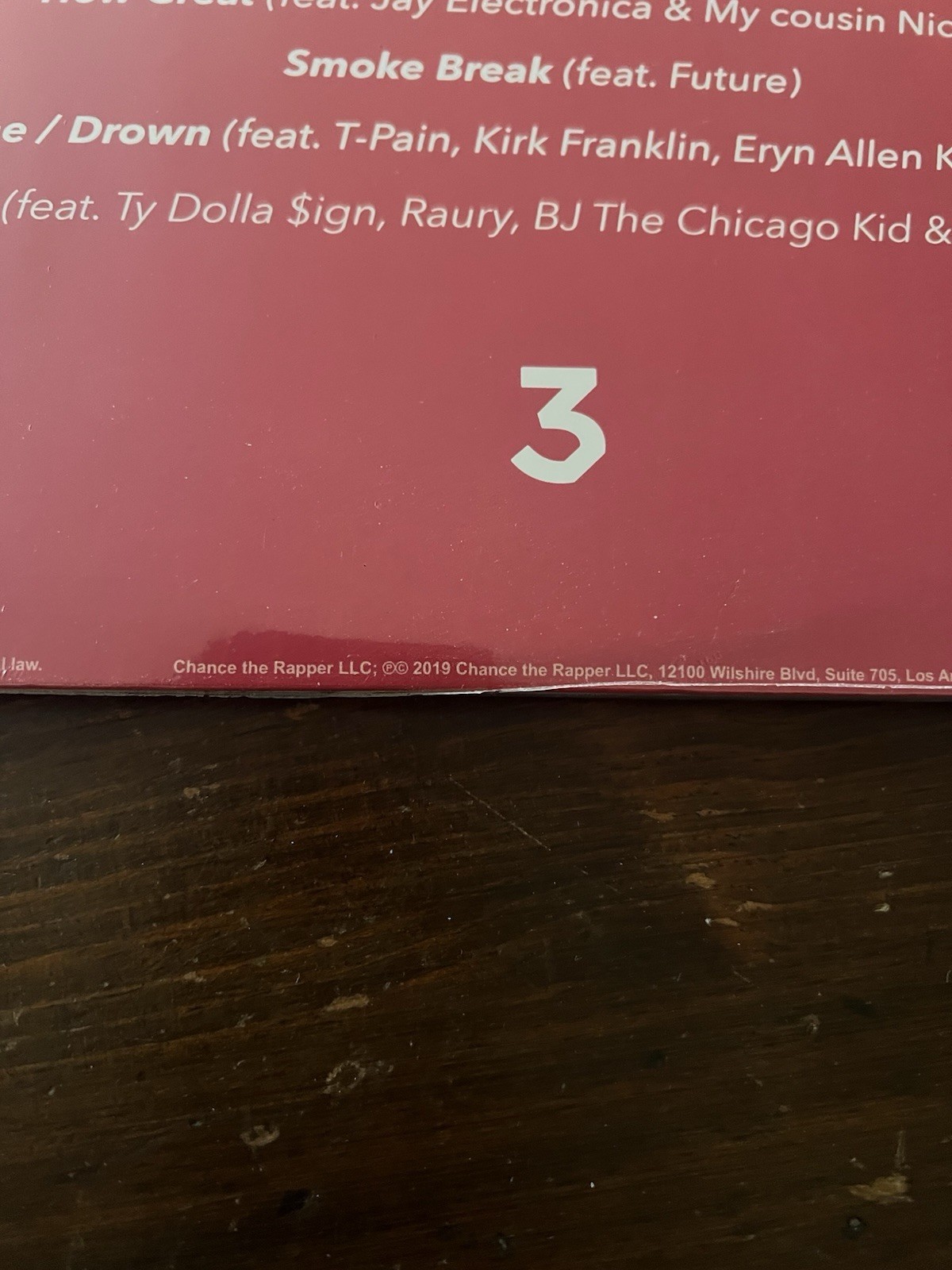 Chance the Rapper – Coloring Book [2019 Orange Vinyl 2×LP Ltd Ed] Sealed