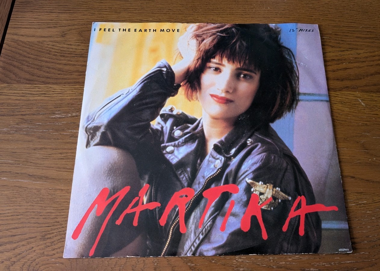 Martika, I Feel The Earth Move 12 inch single vgc+ play tested vinyl