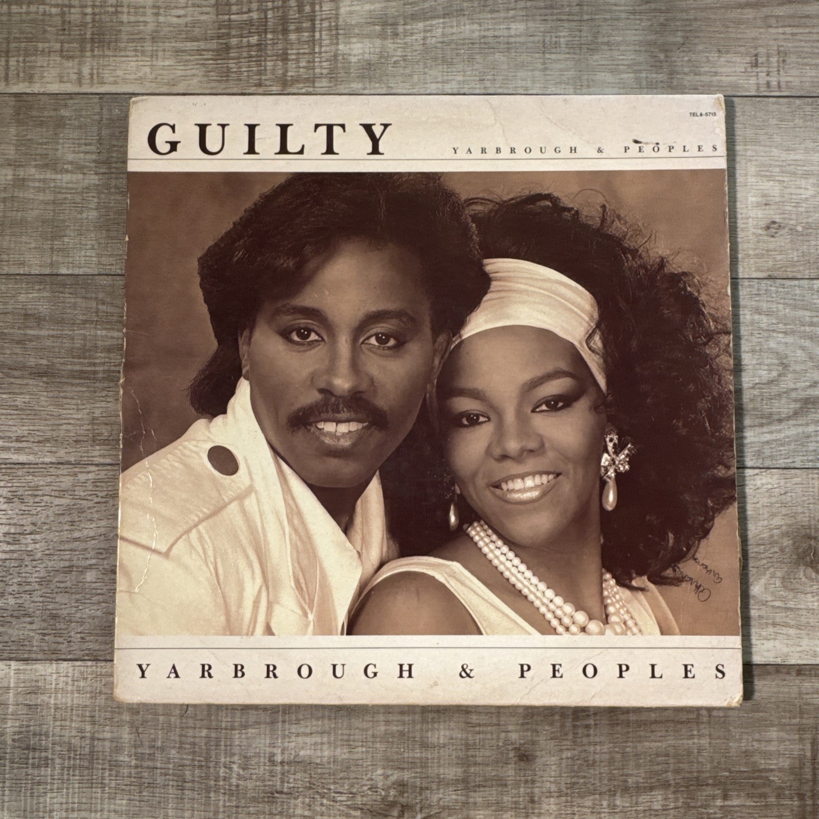 ”GUILTY” YARBROUGH & PEOPLES VINYL LP 1985 Vintage Vinyl Record
