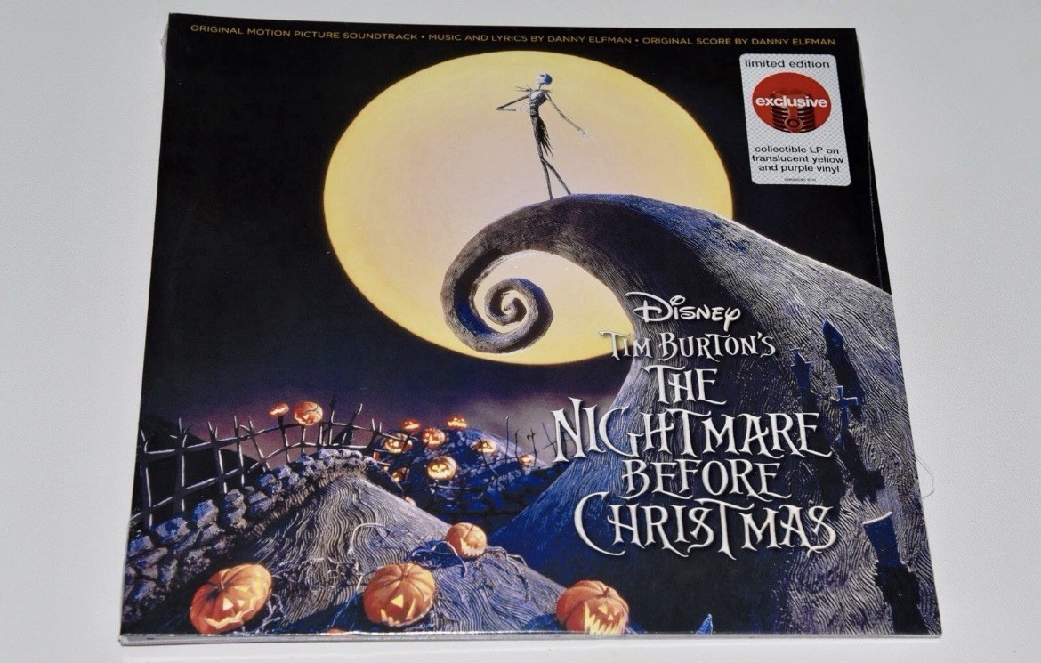 The Nightmare Before Christmas Soundtrack 2 LP Colored Vinyl Record Set – Sealed