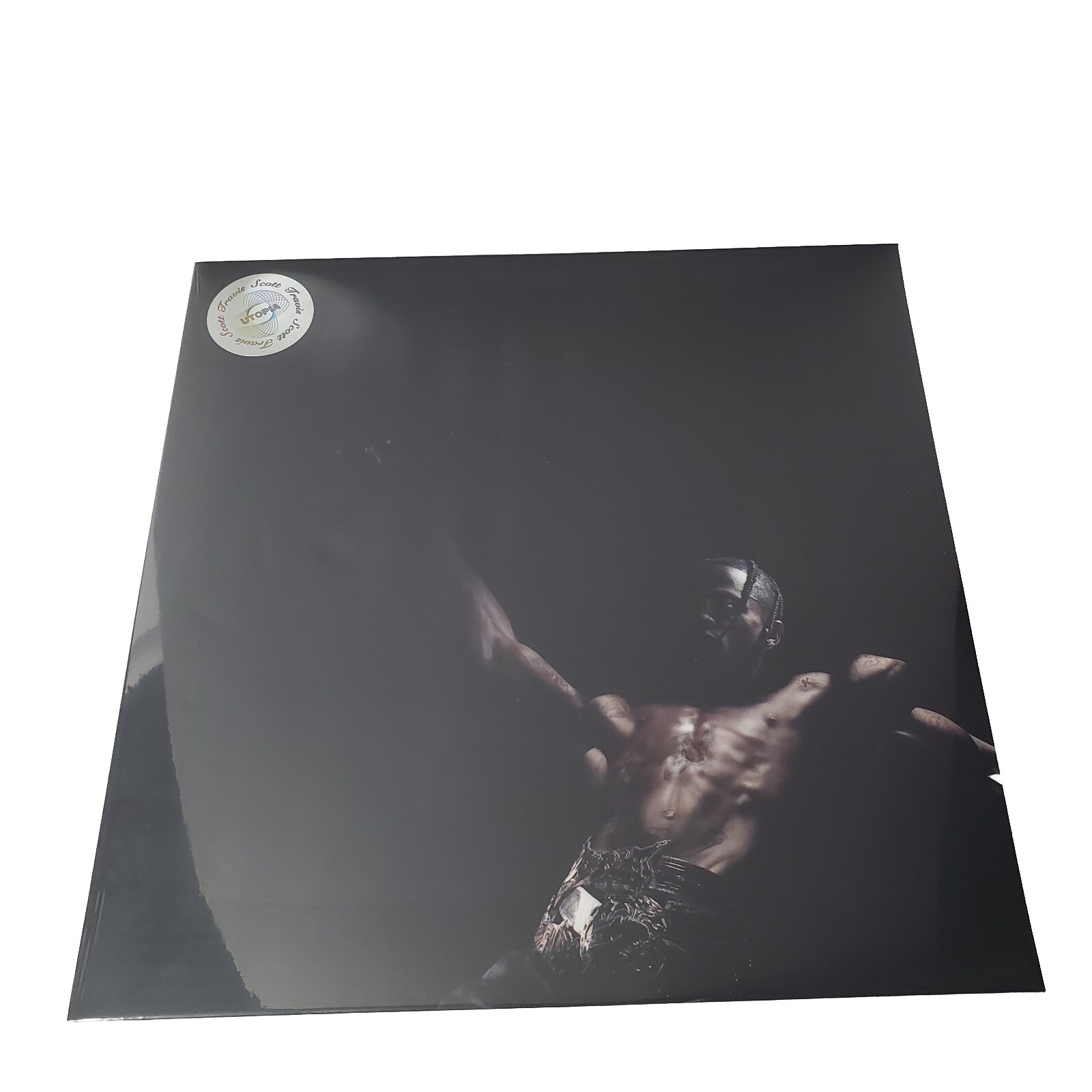 Travis Scott Utopia 2 Disk Black Colored Vinyl Album Cover #1 Sealed SHIPS NOW