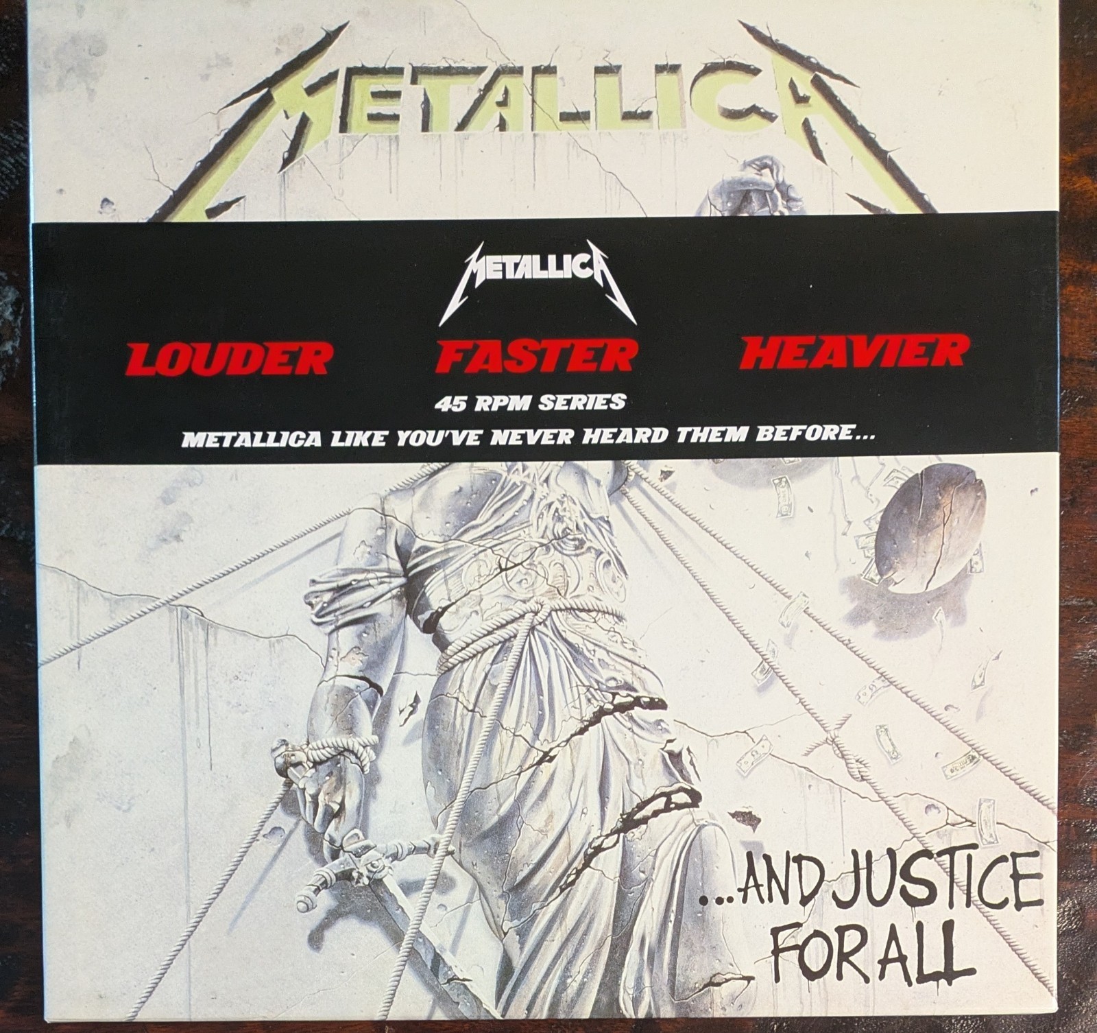 MetallicA And Justice For All 4LP Box “Louder Faster Heavier” Series LIKE NEW