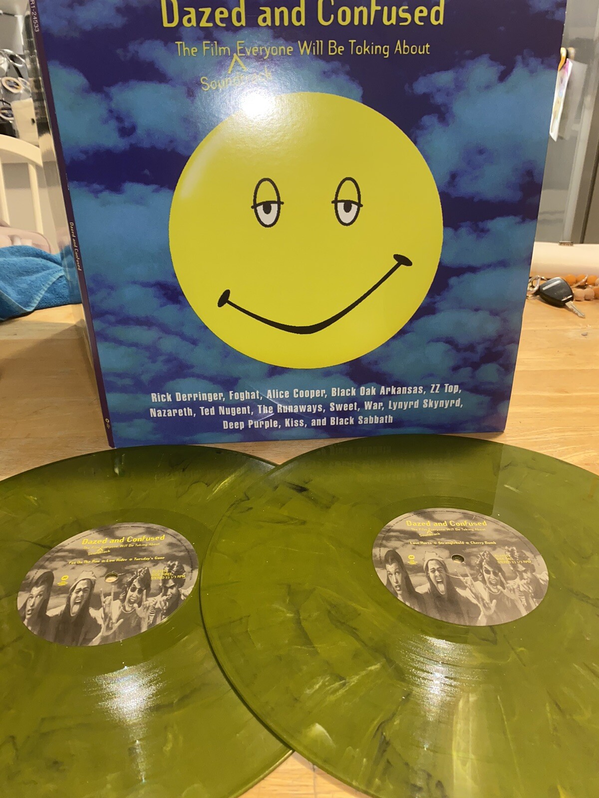 Kiss 2x Lp Dazed And Confused RSD Green Marble Vinyl #1824/5000 Cooper Sabbath