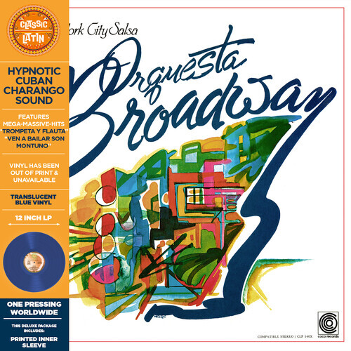 PRE-ORDER Orquestra Broadway – New York City Salsa – Translucent Blue [New Vinyl