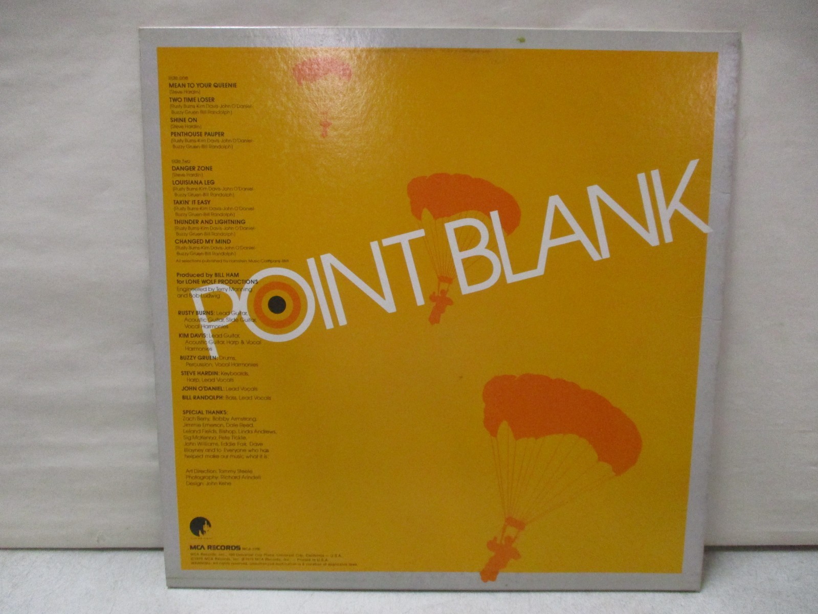 Point Blank Airplay MCA-3160 Record Album