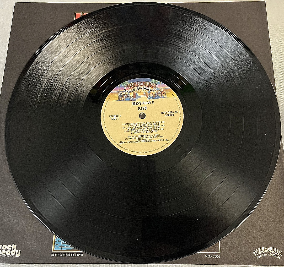 KISS ALIVE II Canada 2XLP Vinyl Tattoos Booklet Sleeves Polydor Ace Aucoin VG+