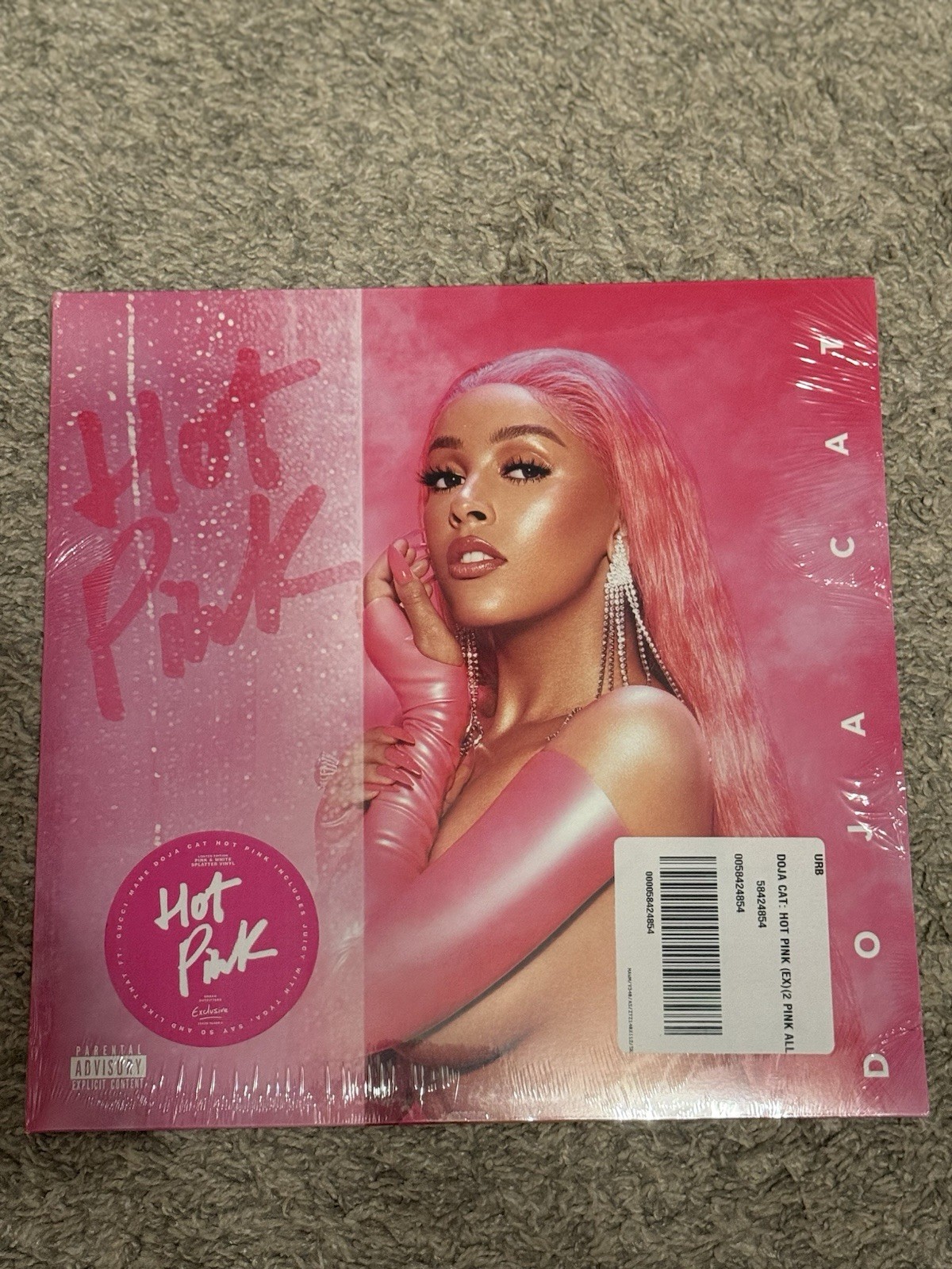 Doja Cat – Hot Pink (Limited Urban Outfitters Pink & White Splatter Vinyl)