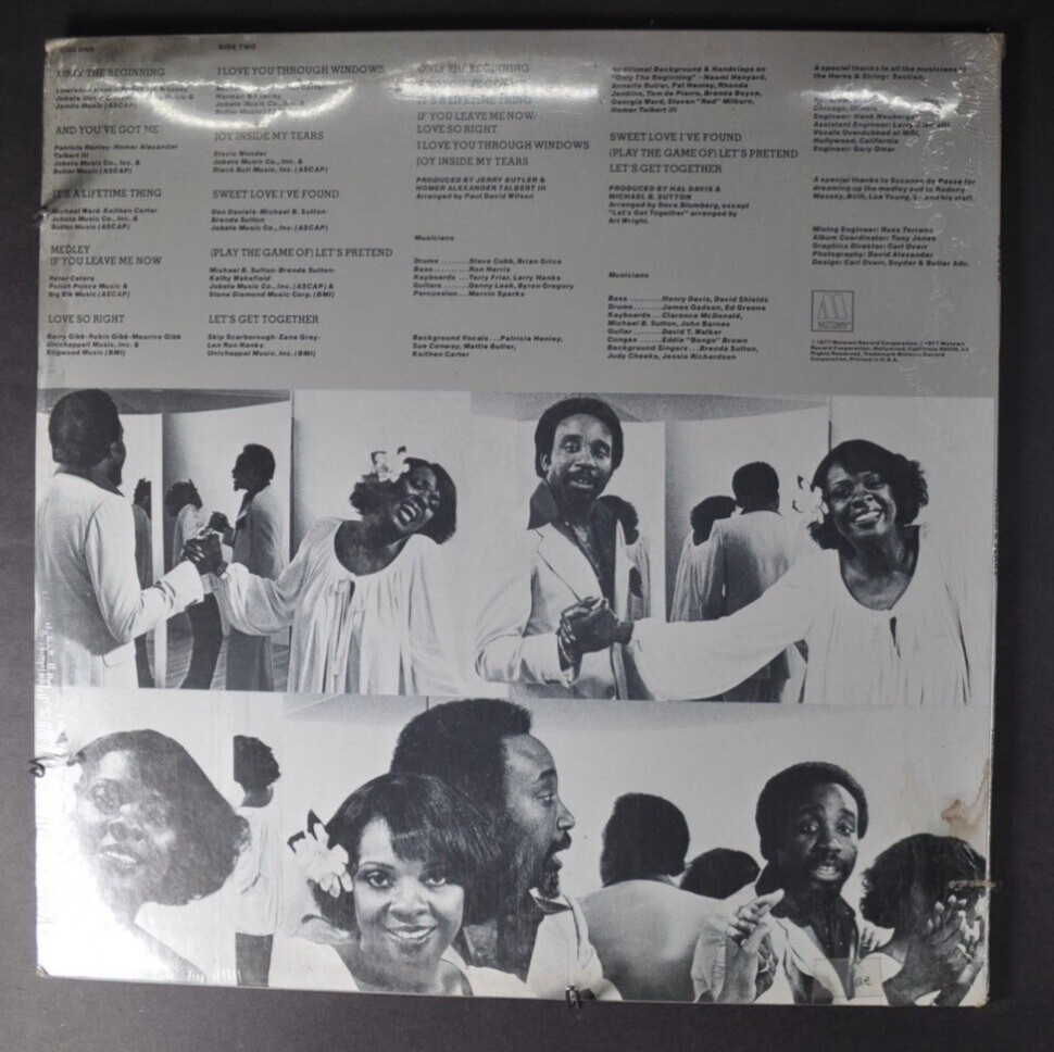 THELMA & JERRY ORIGINAL SOUL FUNK LP EMBOSSED COVER SEALED