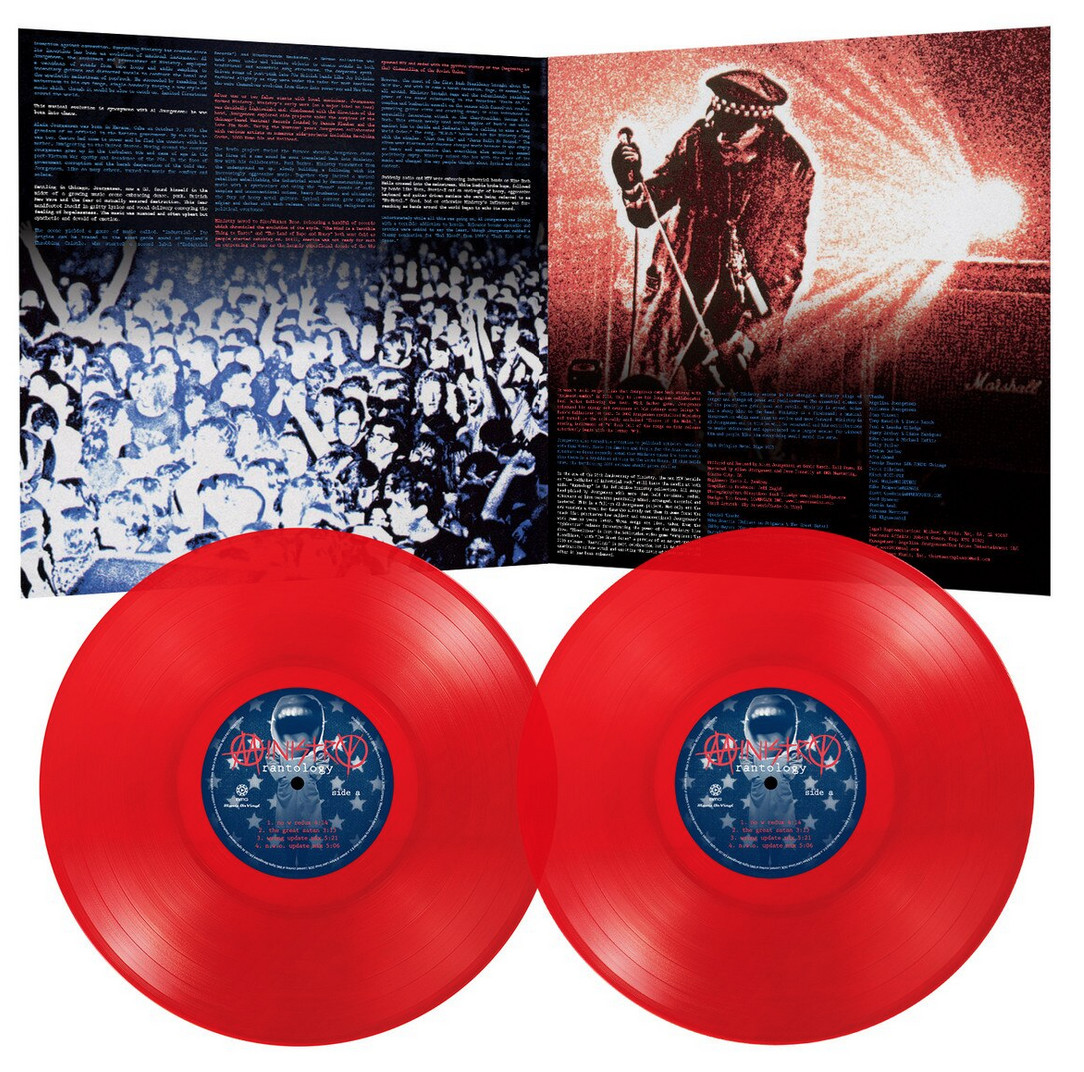 Ministry – Rantology (MOV 180G TRANSLUCENT RED 2xVINYL) – METAL *NEW/COLOR*