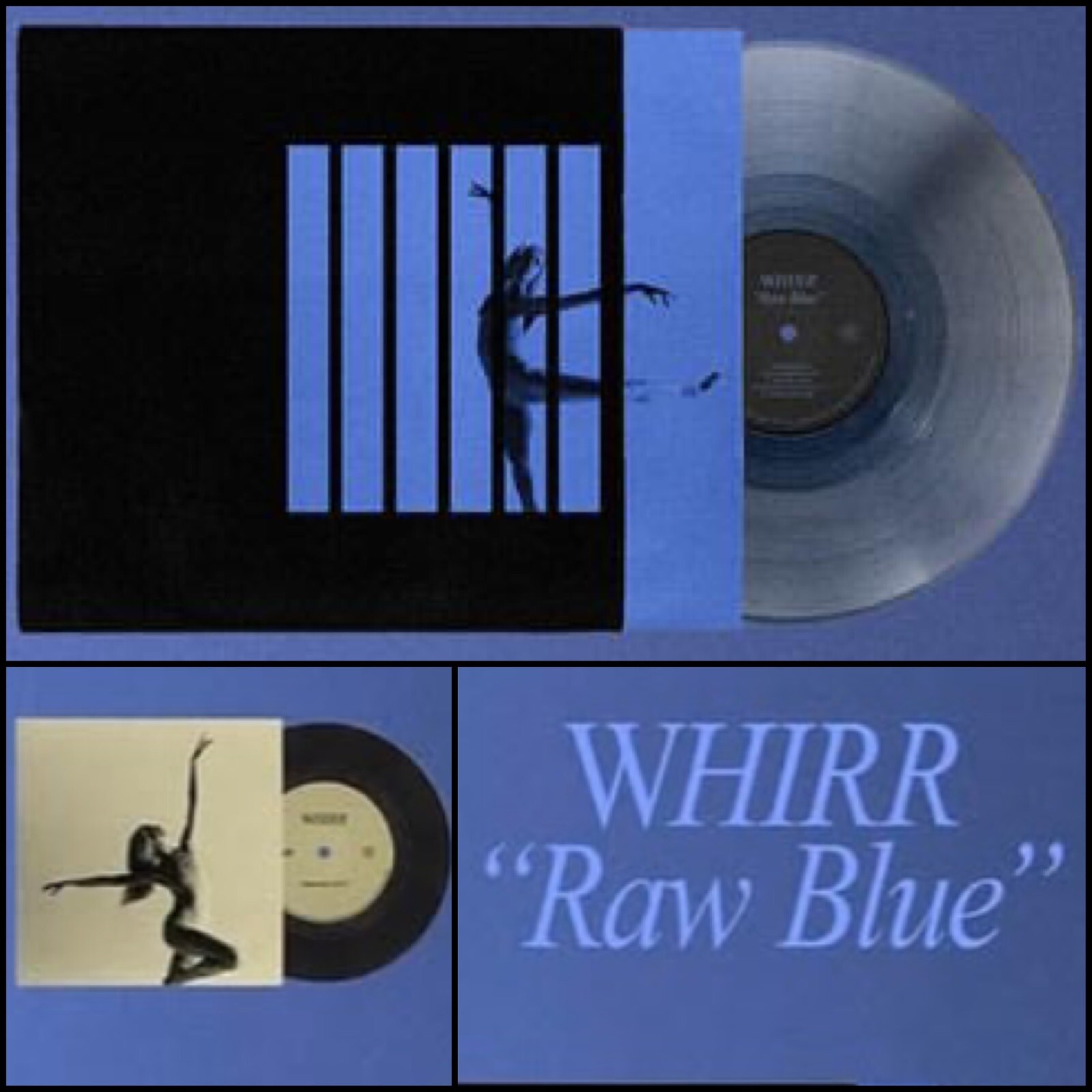 WHIRR Raw Blue LP Vinyl Deluxe Edition 7″ #d SEALED-Nothing Julie Midrift Wisp