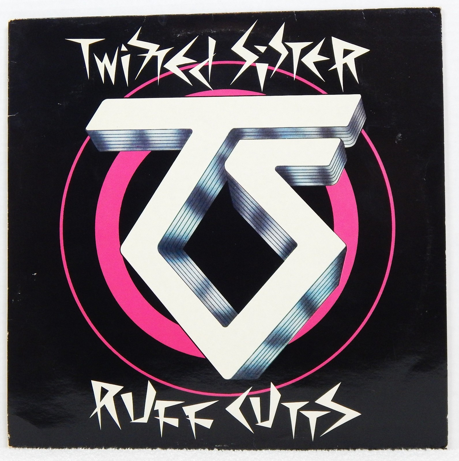 Twisted Sister–Ruff Cuts-1982 Secret Records Heavy Metal Vinyl 45 RPM EP Record