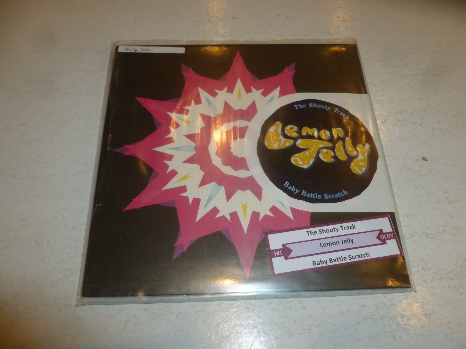 LEMON JELLY – The Shouty Track – 2005 UK limited edition 2-track 7″ vinyl single