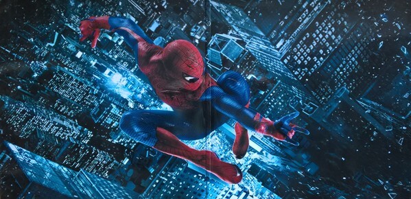 AMAZING SPIDER-MAN (Original Score) EU 2xLP Green & Black Marbled.#797/2000 Sony