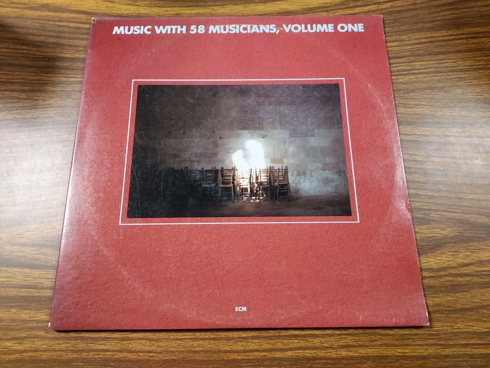JAZZ FUSION*MUSIC WITH 58 MUSICIANS,VOL.1*VINYL 2LPS ECM PRO-A-850 VG+/VG 1980