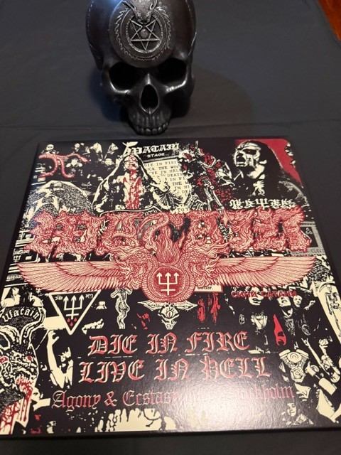Die in Fire-Live in Hell by Watain (Record, 2023) LP 2x Vinyl