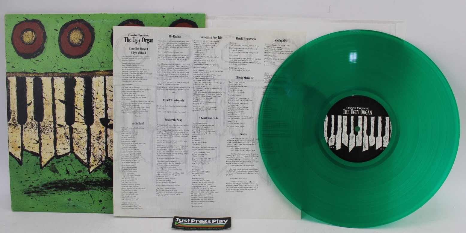 The Ugly Organ by Cursive LP Green Vinyl NM 2003 Rock Saddle Creek Records