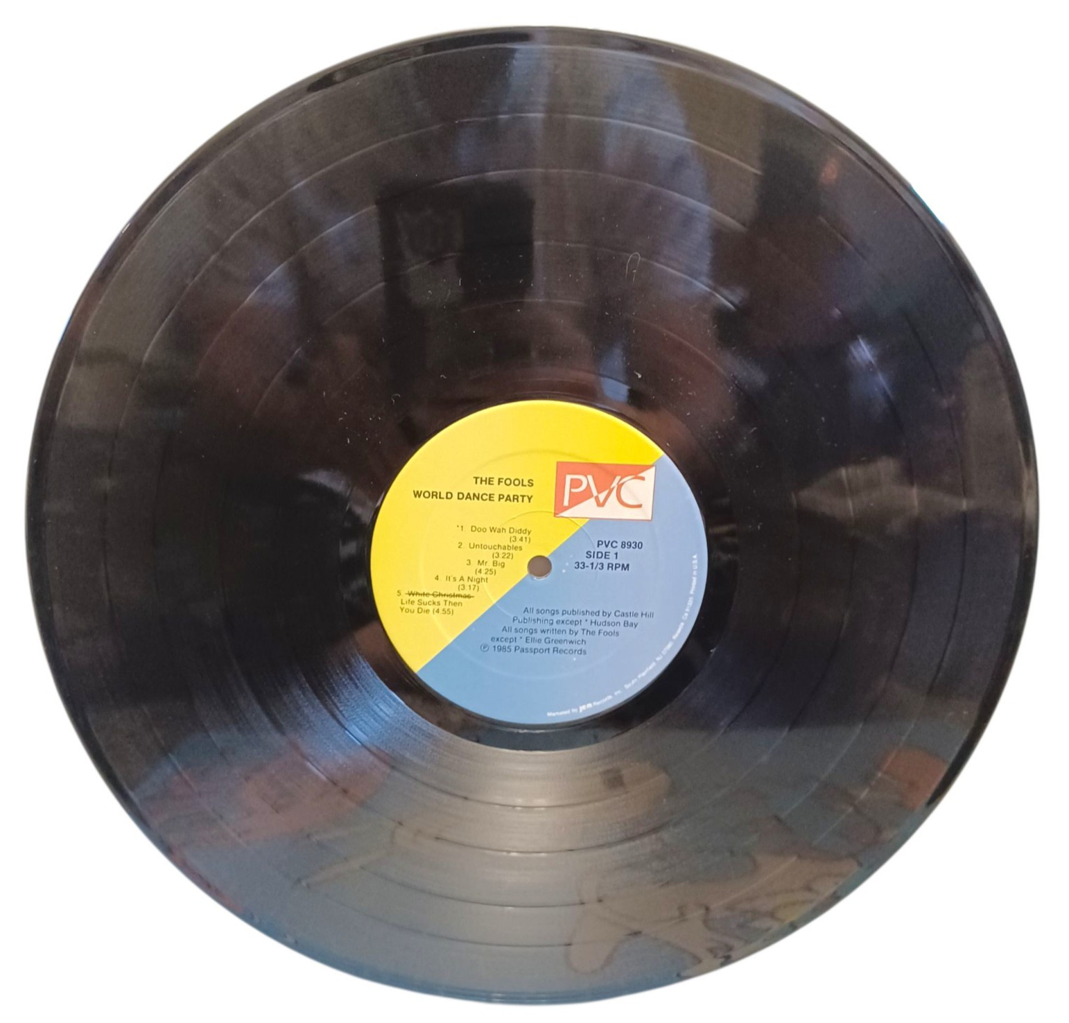 The Fools – World Dance Party – 1985 – PVC Records PVC 8930 NM / VG+