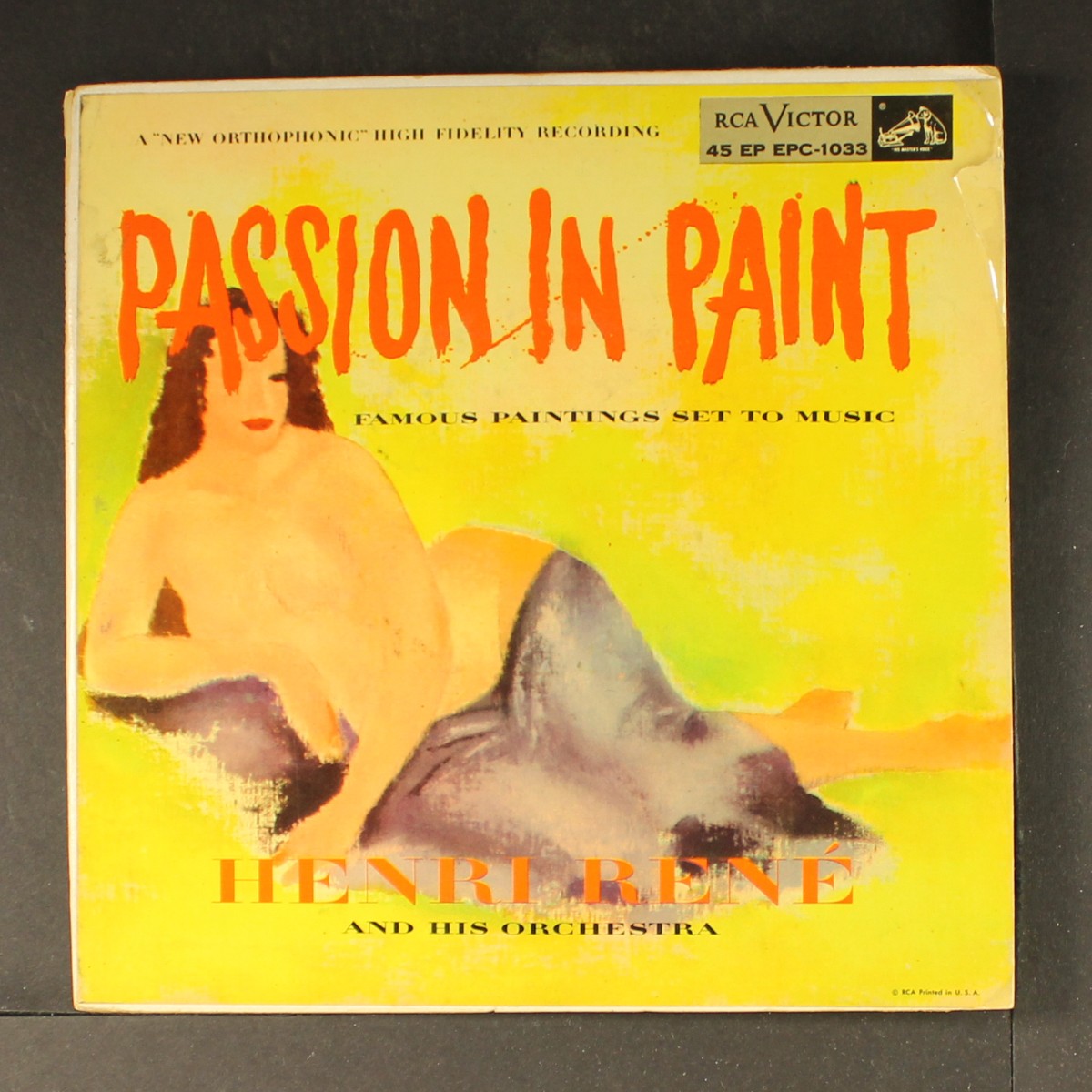 HENRI RENE: passion in paint RCA 7″ 3x EP 45 RPM