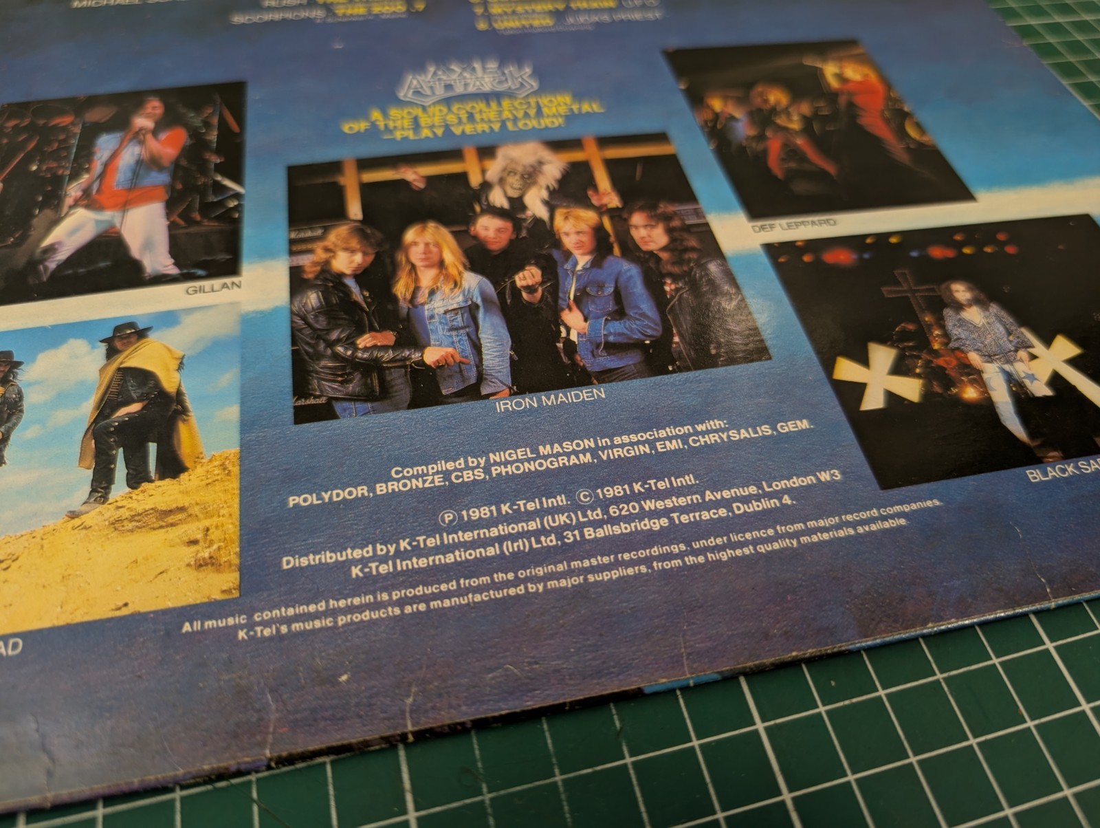 Vinyl Record Axe Attack Volume II K Tel NE 1120