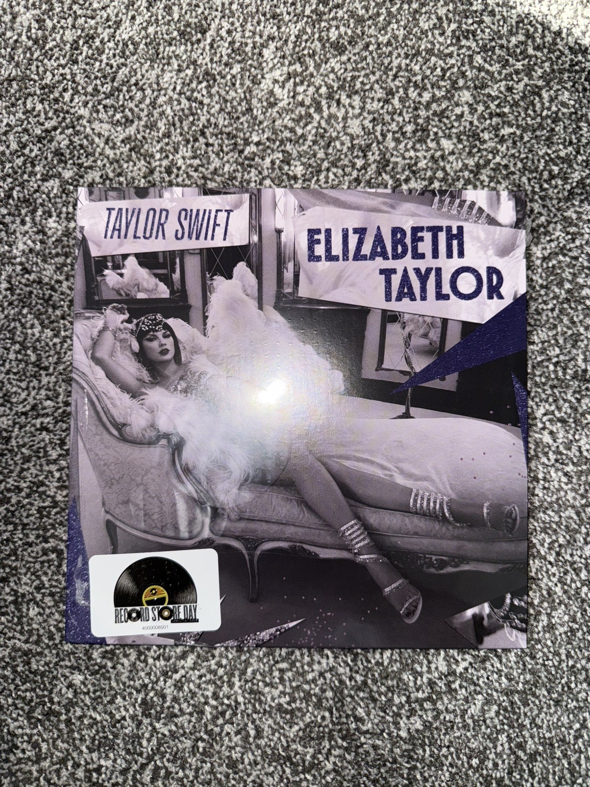 Taylor Swift Elizabeth Taylor RSD 2026 Violet Glitter Vinyl 7″ ✅FAST DELIVERY✅
