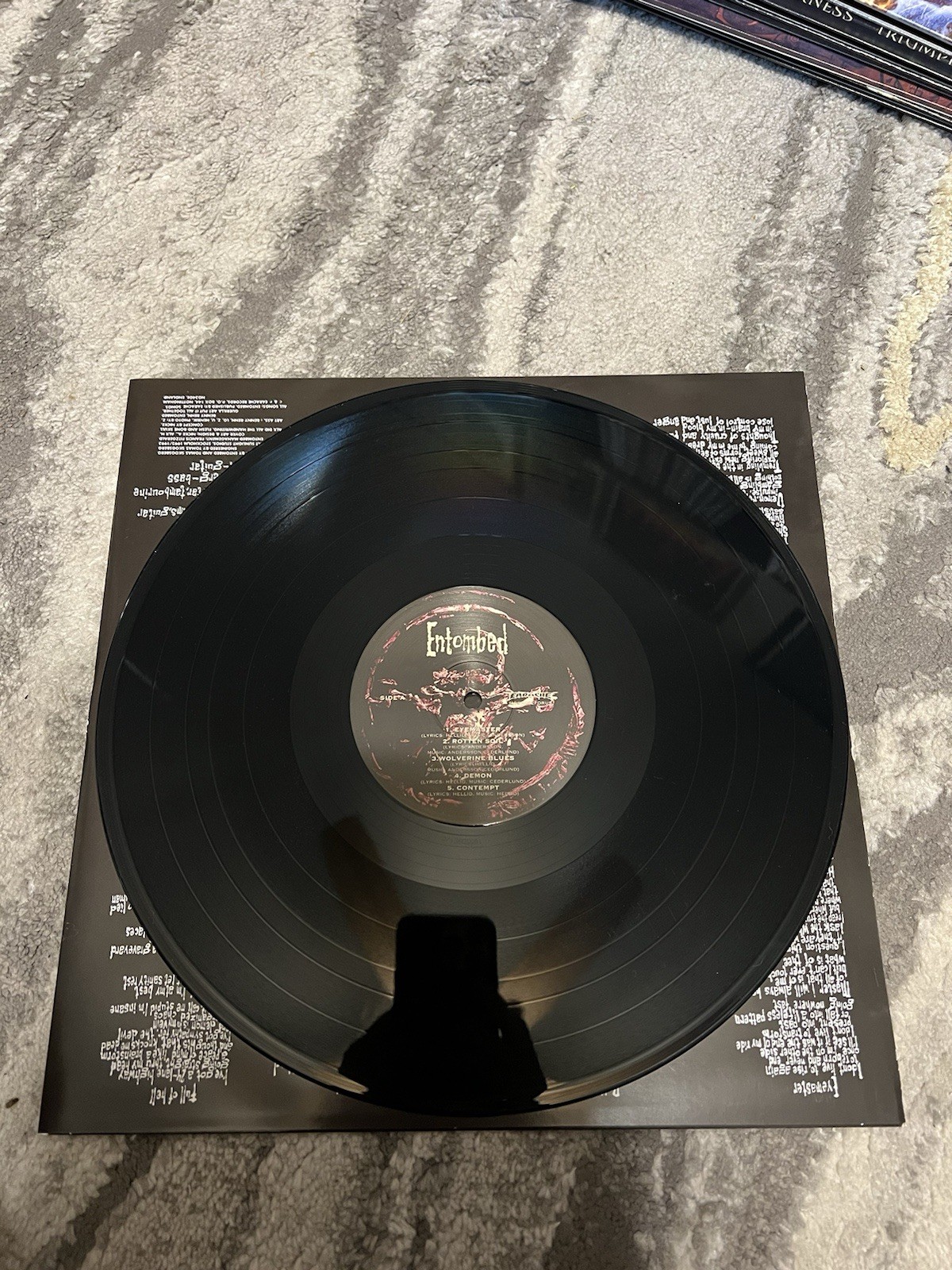 Entombed – Wolverine Blues 12″ Black Vinyl LP, Earache Records (Death Metal)