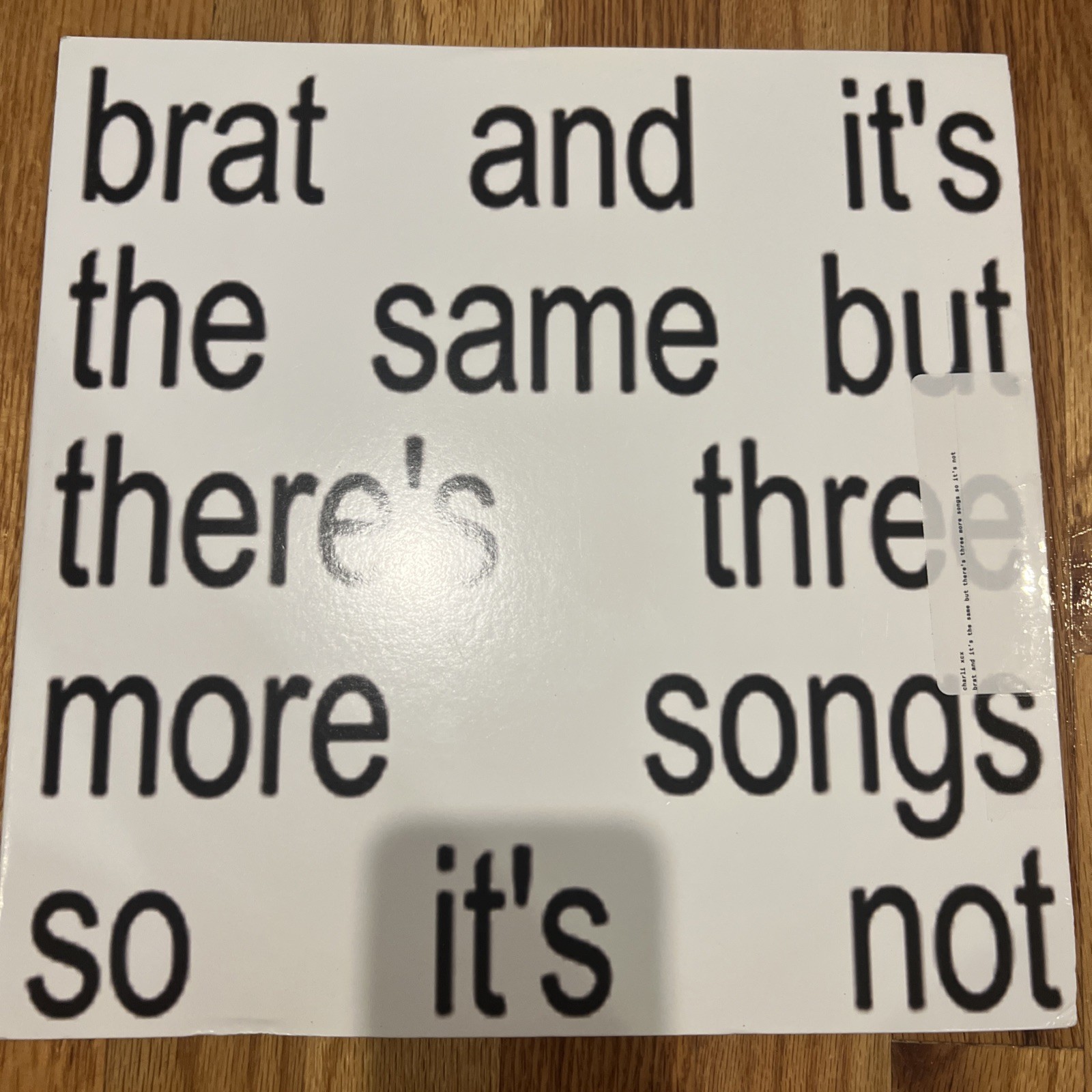 Charli XCX – Brat And It’s The … Deluxe Ed. Etched White Vinyl USED