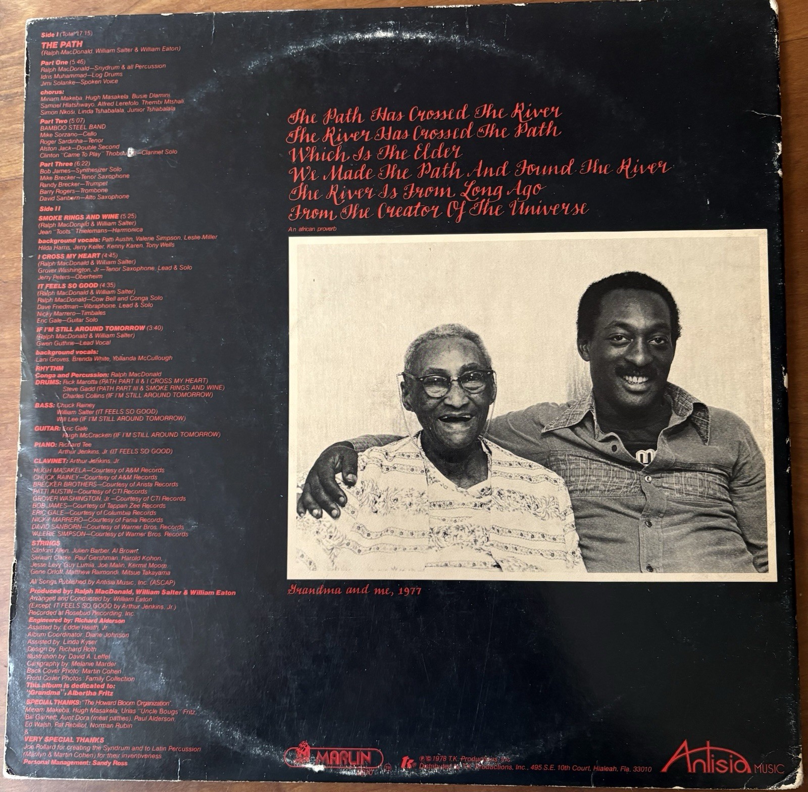 Ralph MacDonald The Path Record Vinyl LP Gatefold