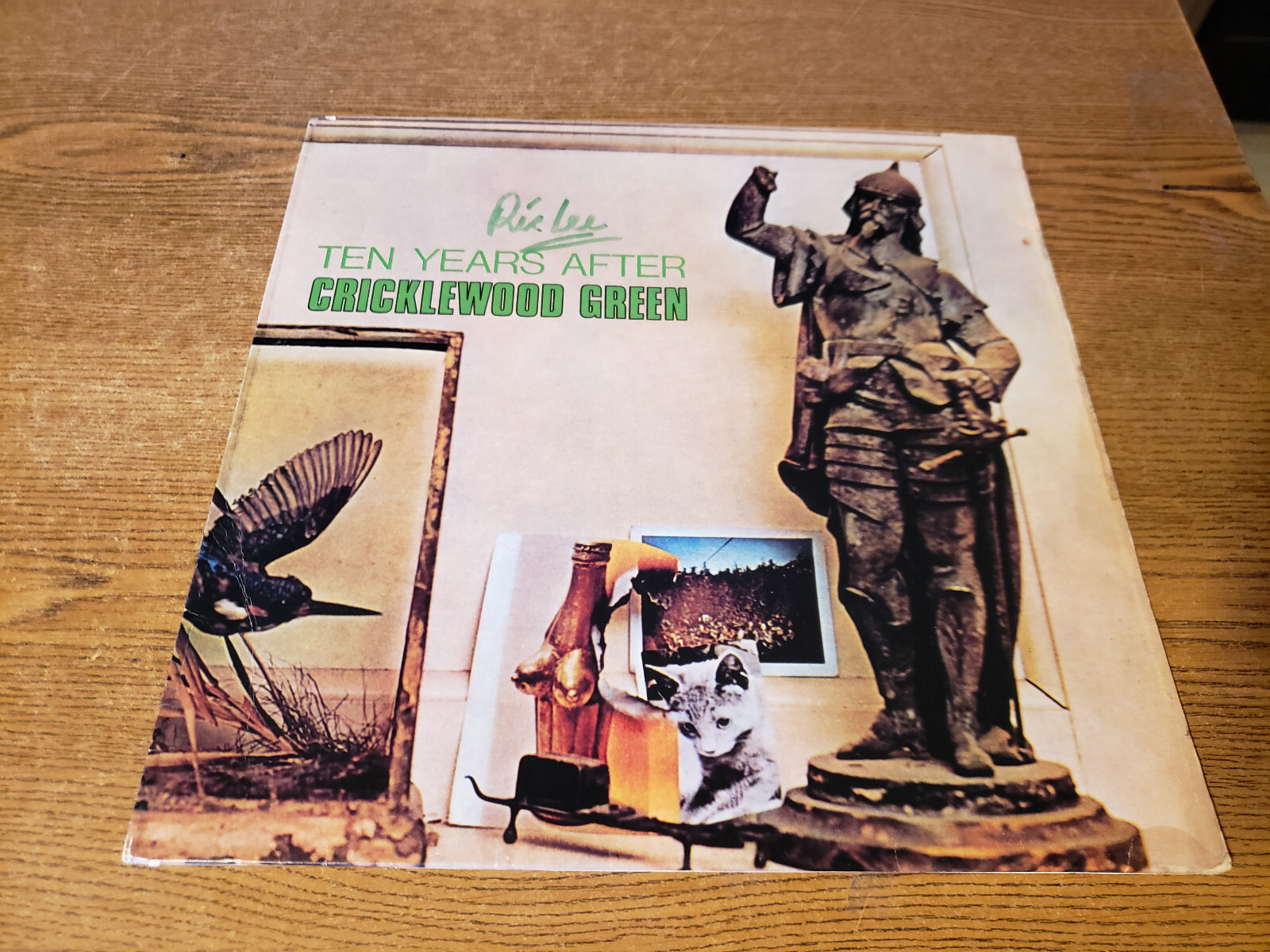 HAND SIGNED RIC LEE 1970s VG+ Ten Years After Cricklewood Green LP33 SEE NOTES