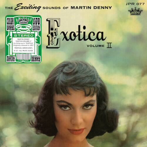 Martin Denny – Exotica Vol. 2 – Tropical Green Vinyl – Jackpot Records