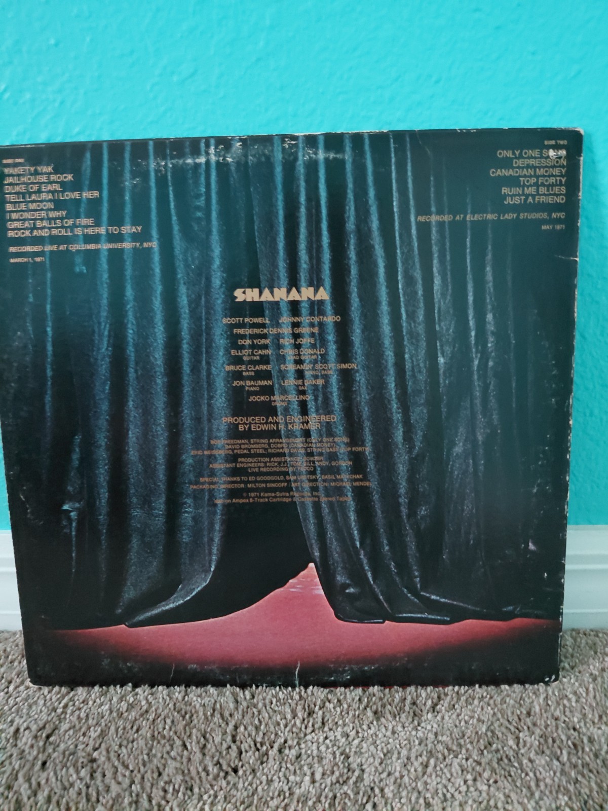 SHA-NA-NA –SELF TITLED (KAMA SUTRA)–STERLING /LEE HULKO –1st PRESS