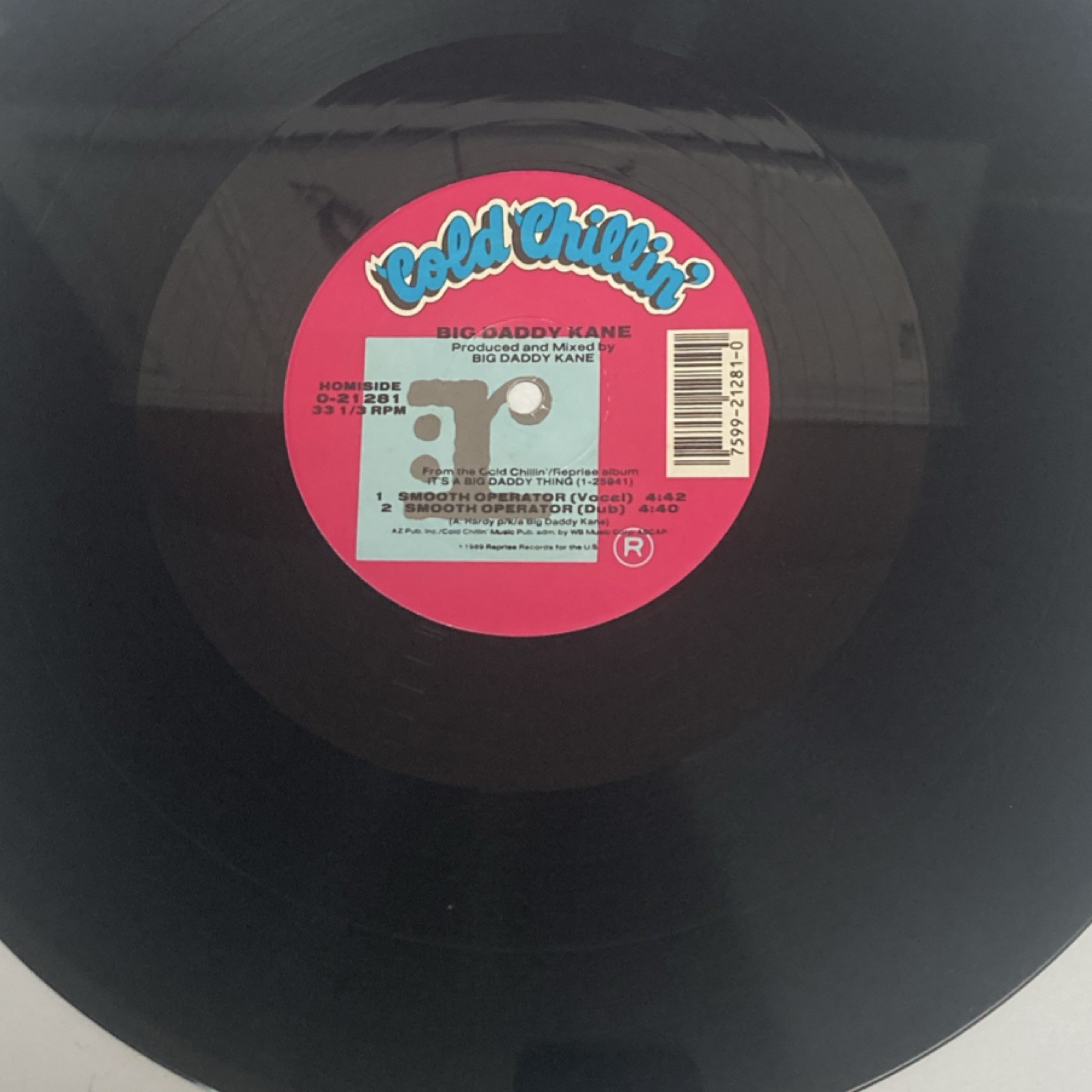 Big Daddy Kane – Smooth Operator 12″ Maxi-Single Vinyl Cold Chillin’ Promo