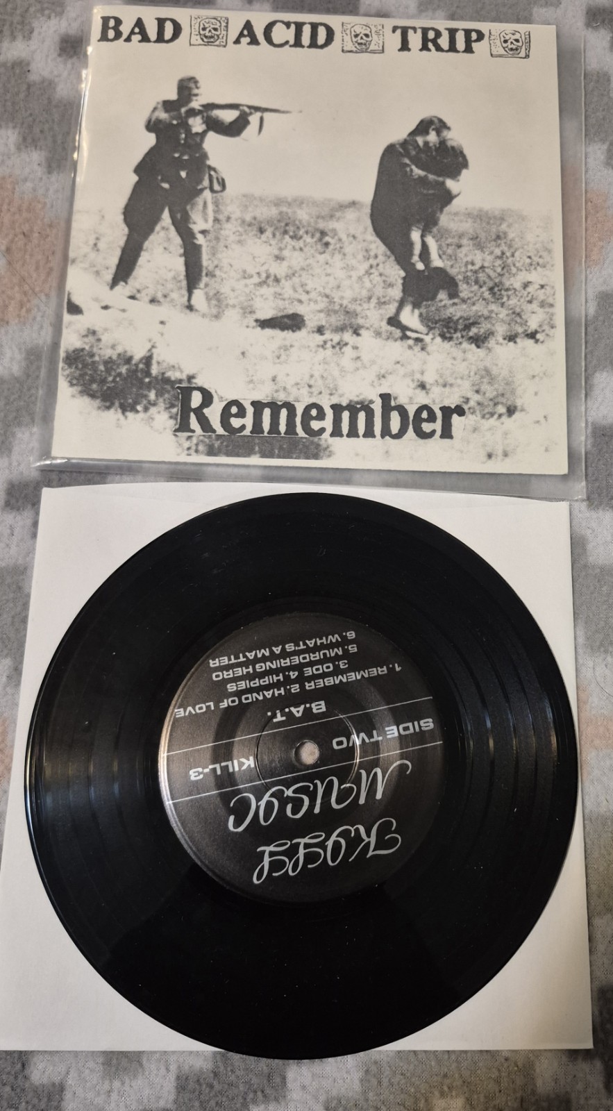 Bad Acid Trip – Remember 7″ 1995 Kill Music Grindcore Plutocracy Benumb